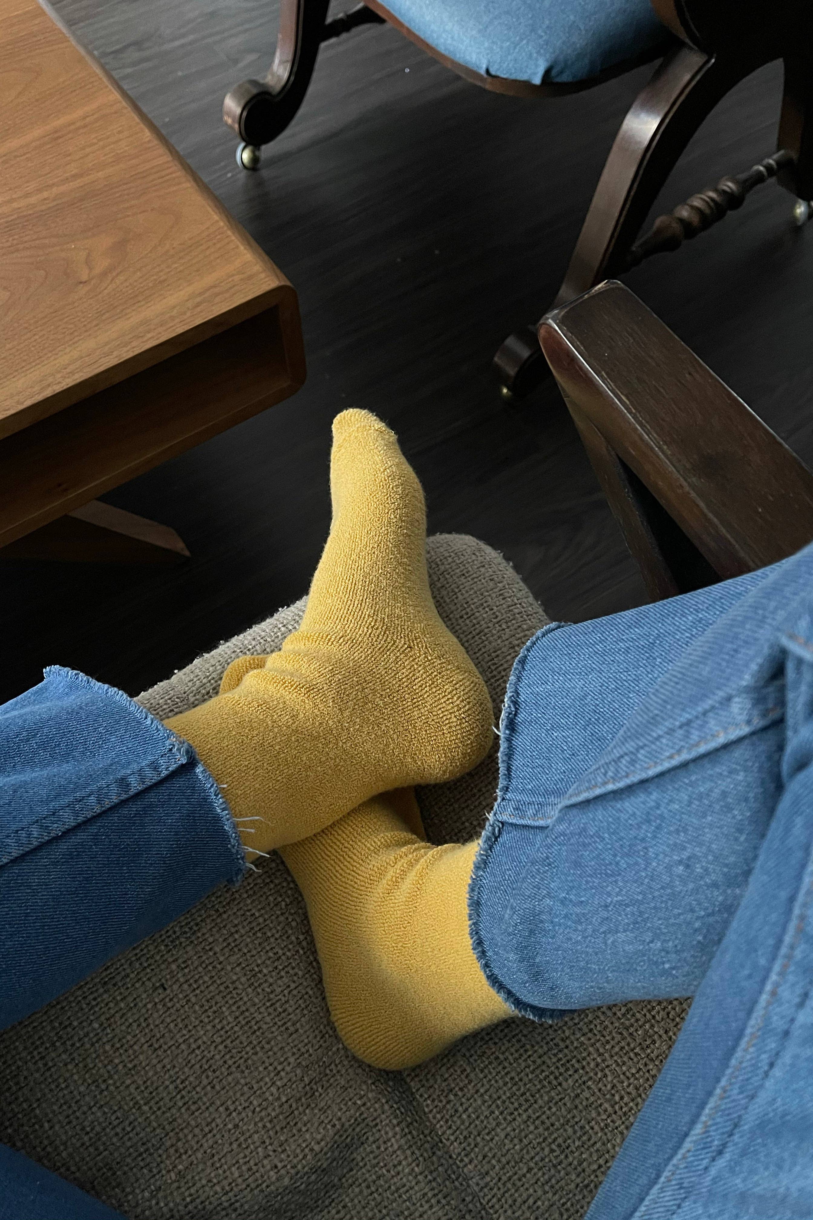 Cloud Socks in Heather Grey