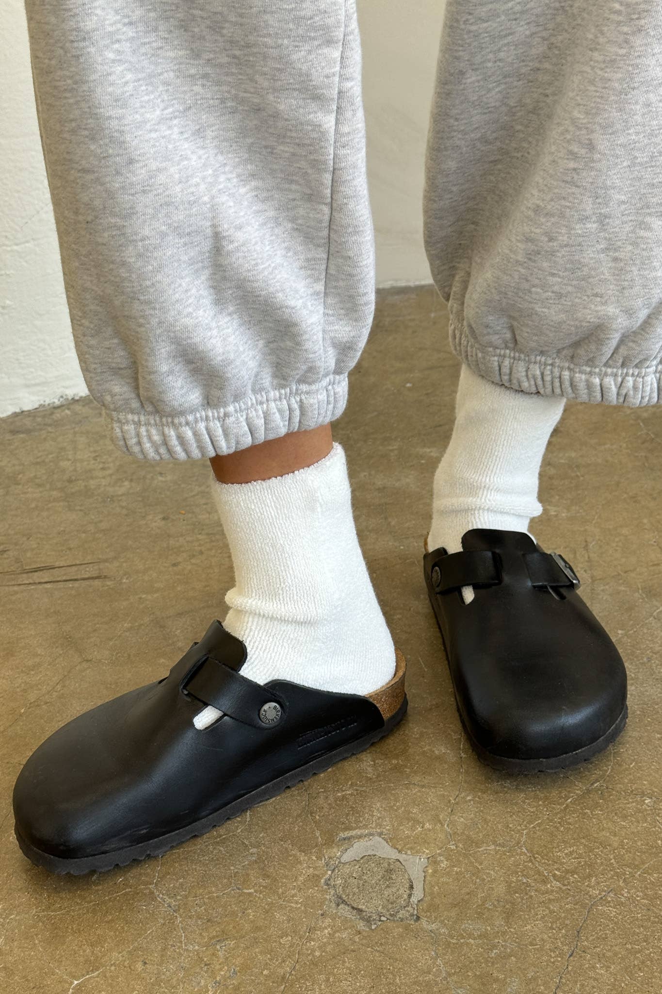 Cloud Socks in Heather Grey