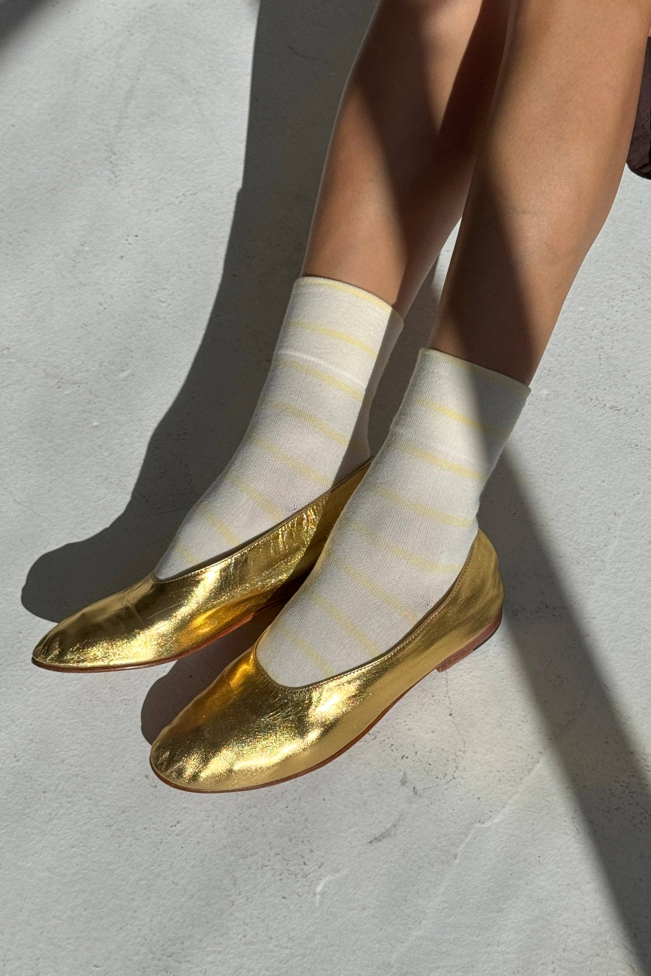 Wally Striped Crew Socks