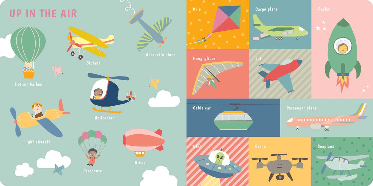 100 Things That Go by: Board Books; 10 pages / English