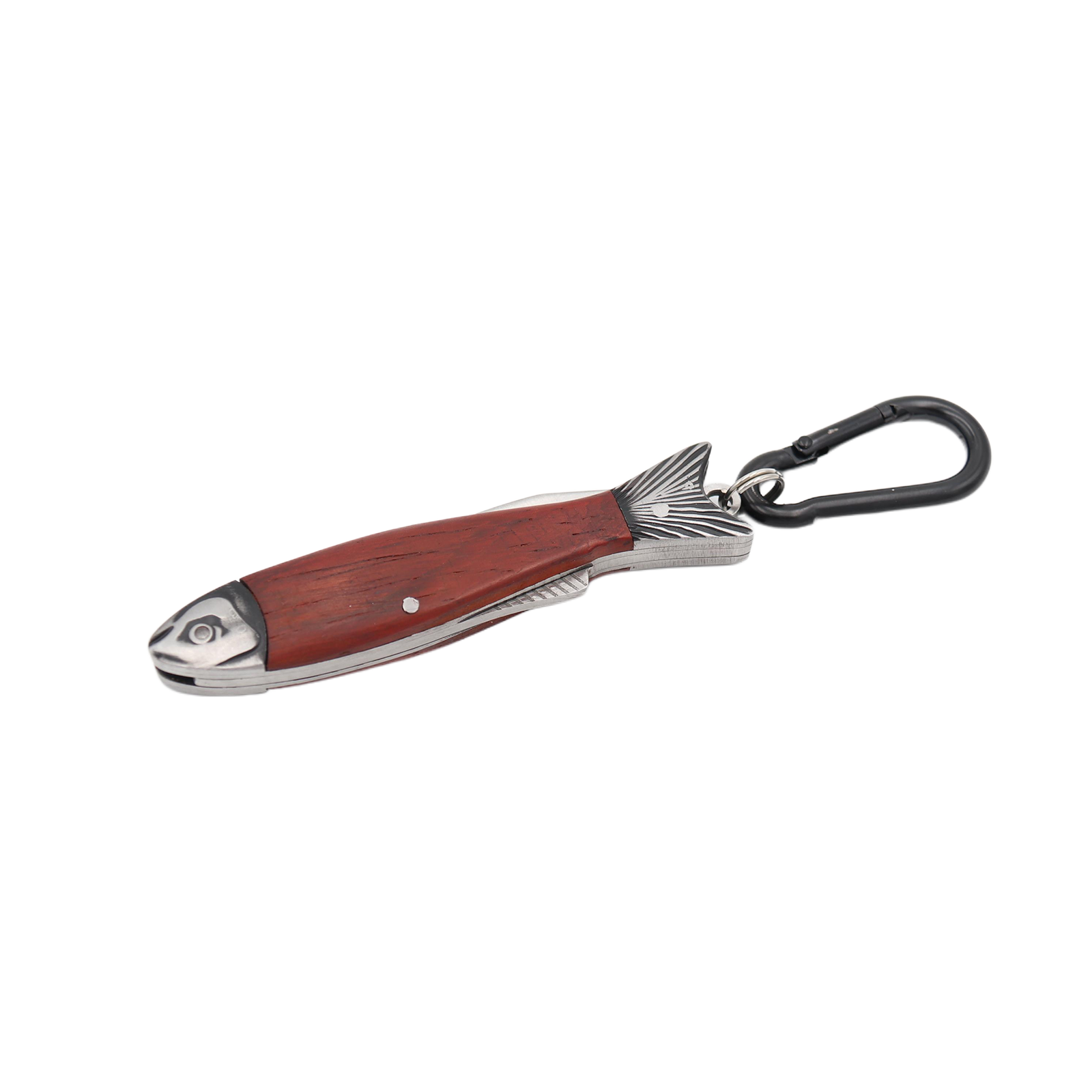 Pocket Fish Knife Keychain - Gold