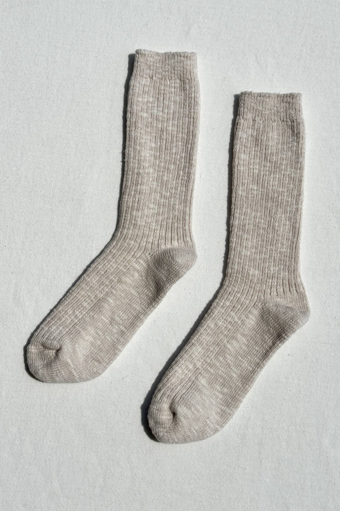 Cottage Socks: Flax