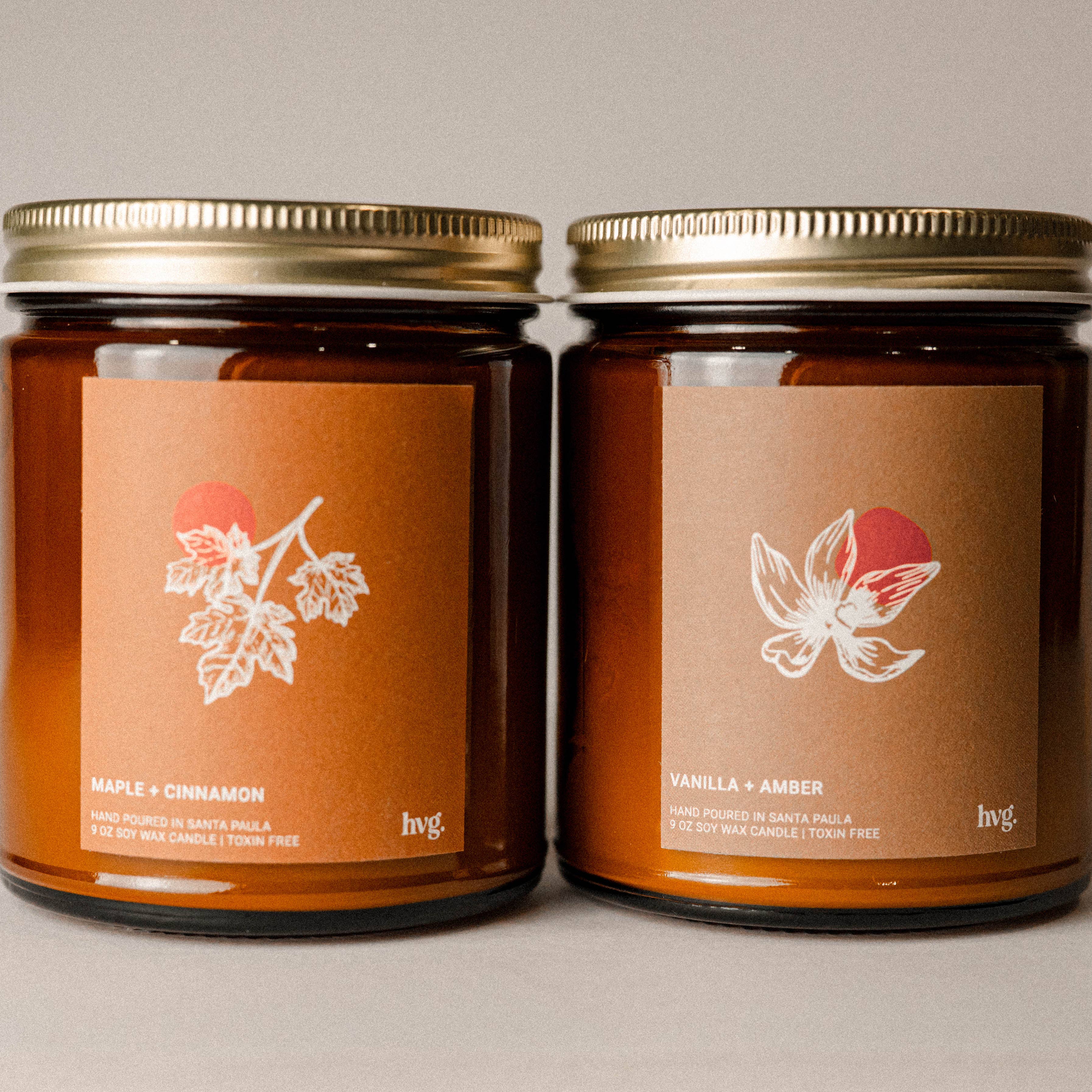 Maple & Cinnamon Soy Wax Candle - 9 oz