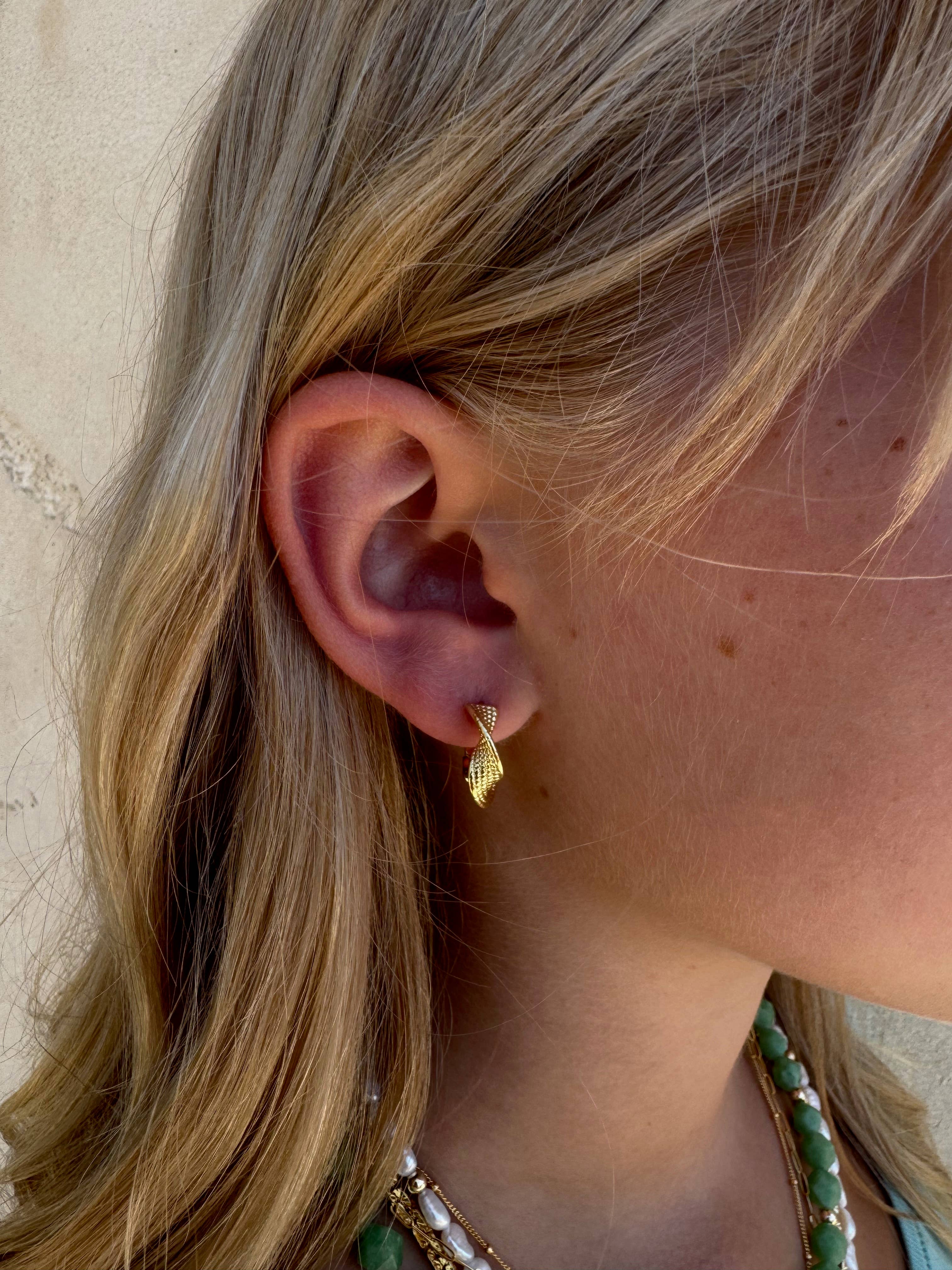 Azalea Gold Filled Huggie Hoop Earrings