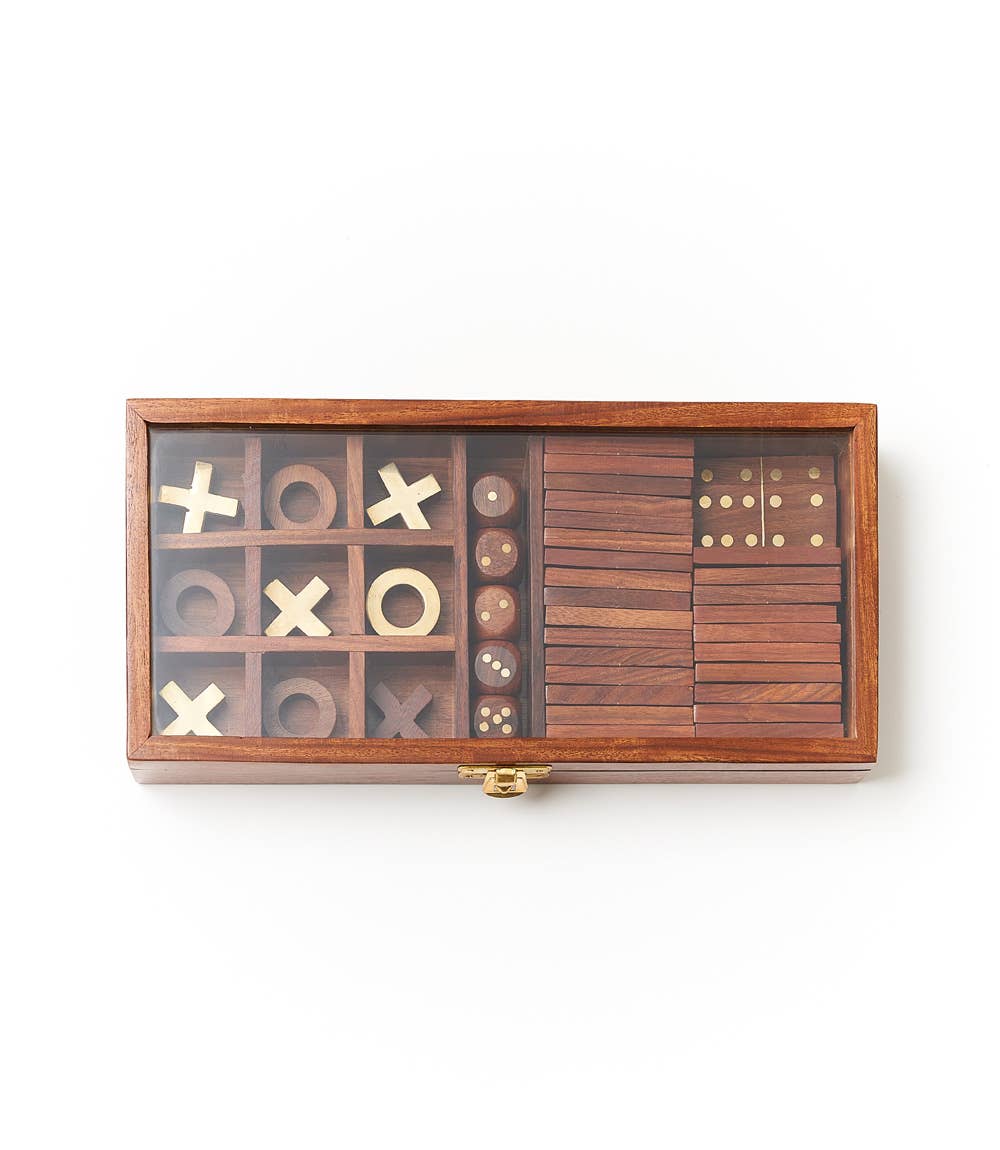 Rosewood 3-in-1 Game Set