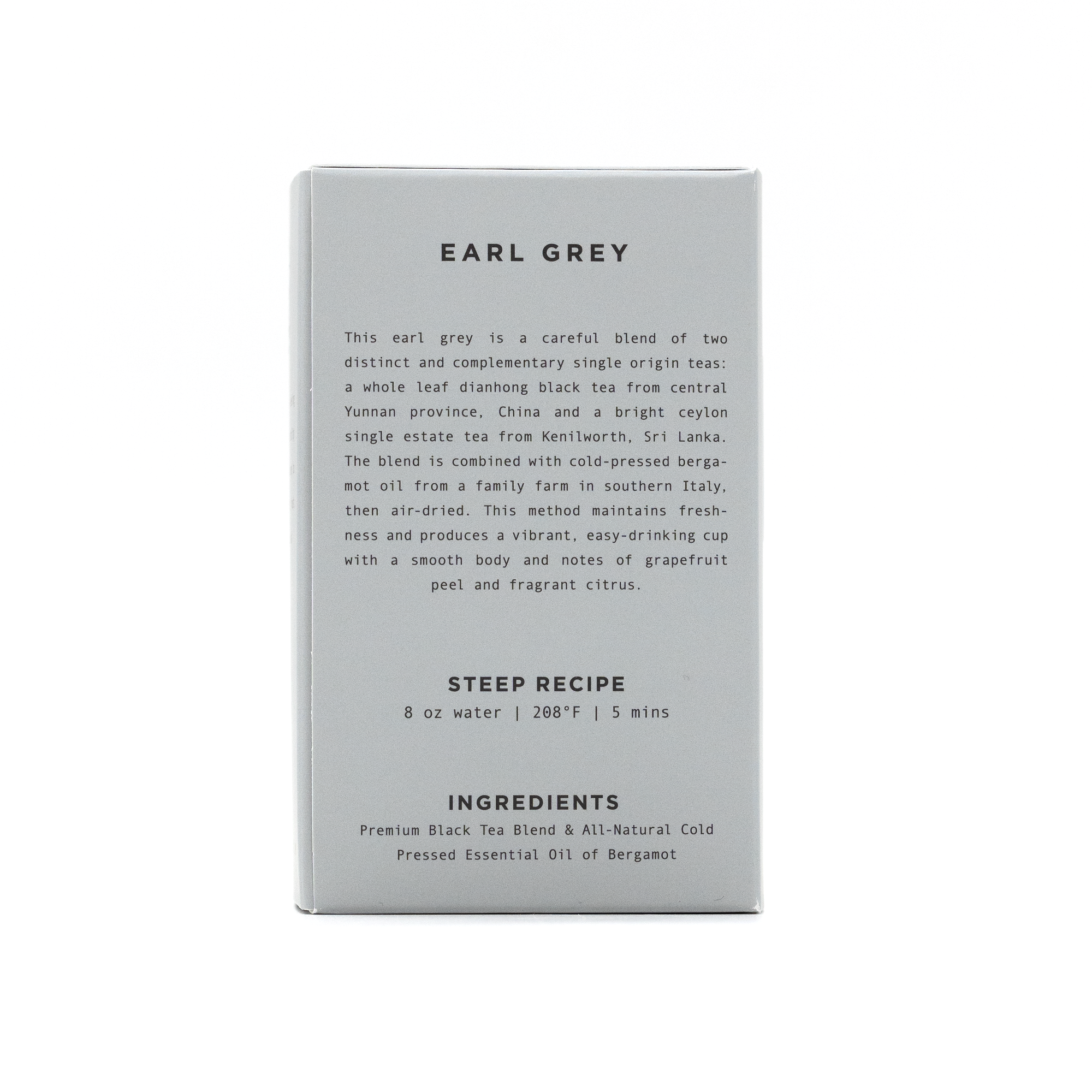 Earl Grey Black Tea — 15 Sachets
