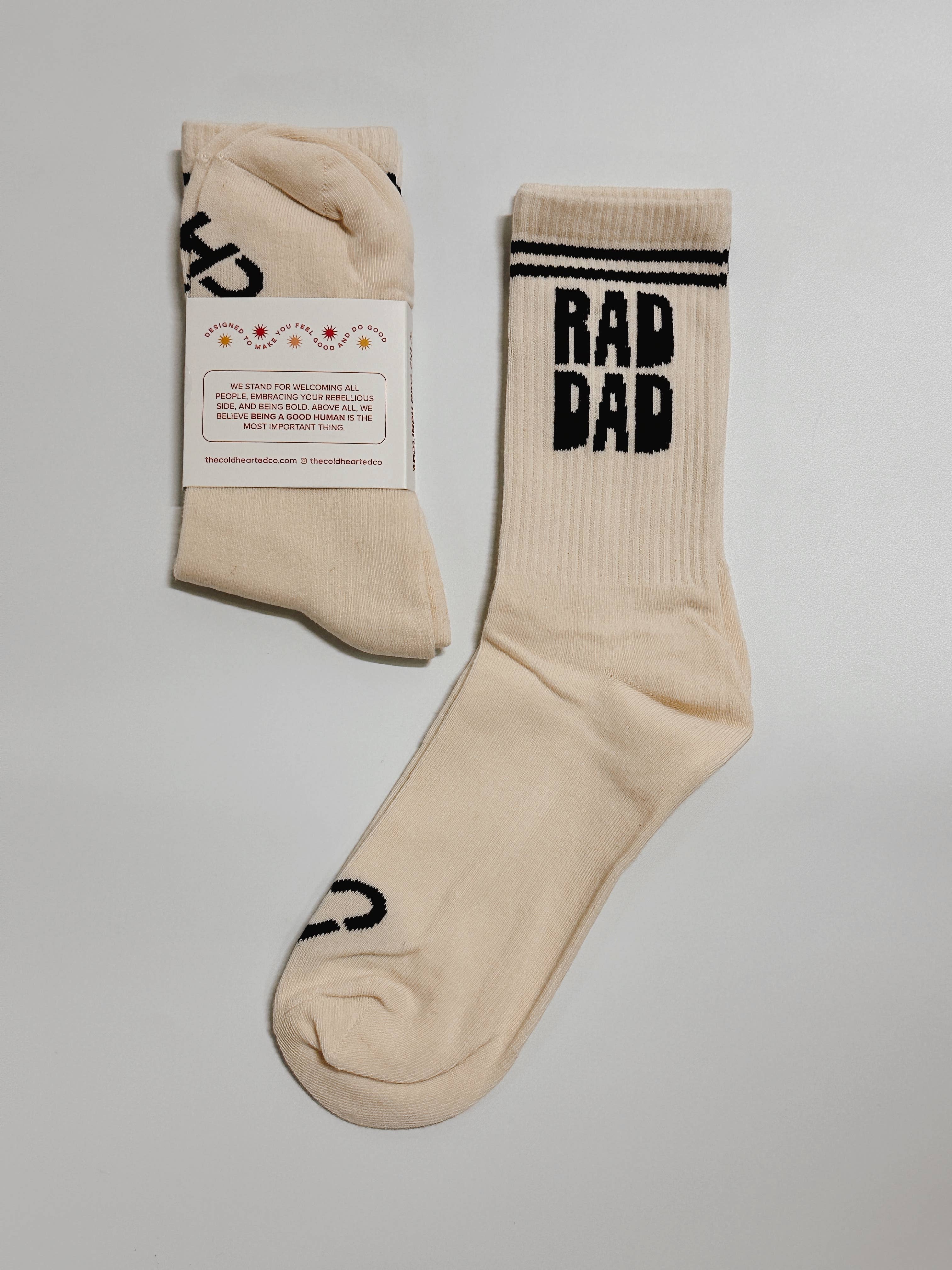 Rad Dad Crew Socks