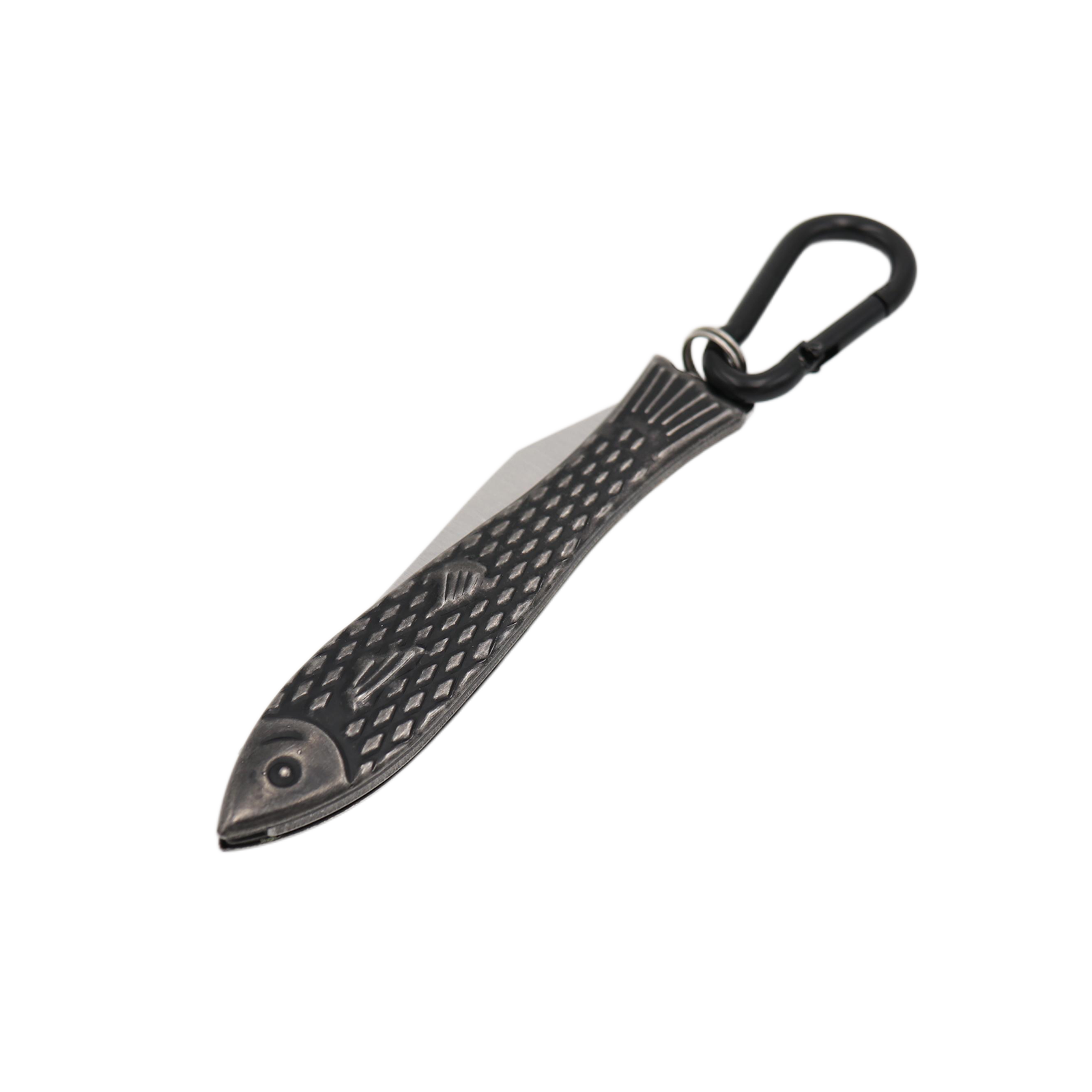 Pocket Fish Knife Keychain - Gold