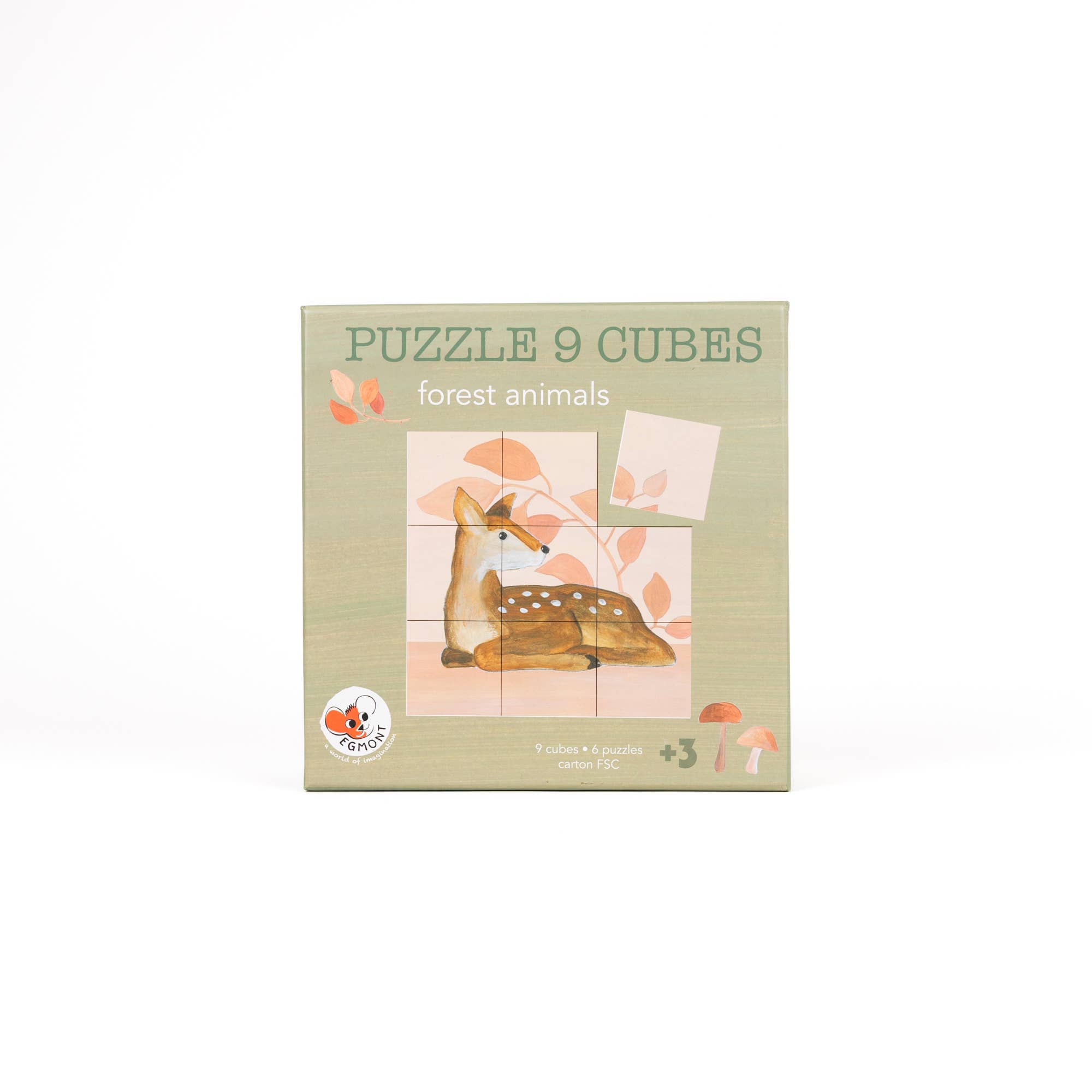 Forest Animal Puzzle Cube Set