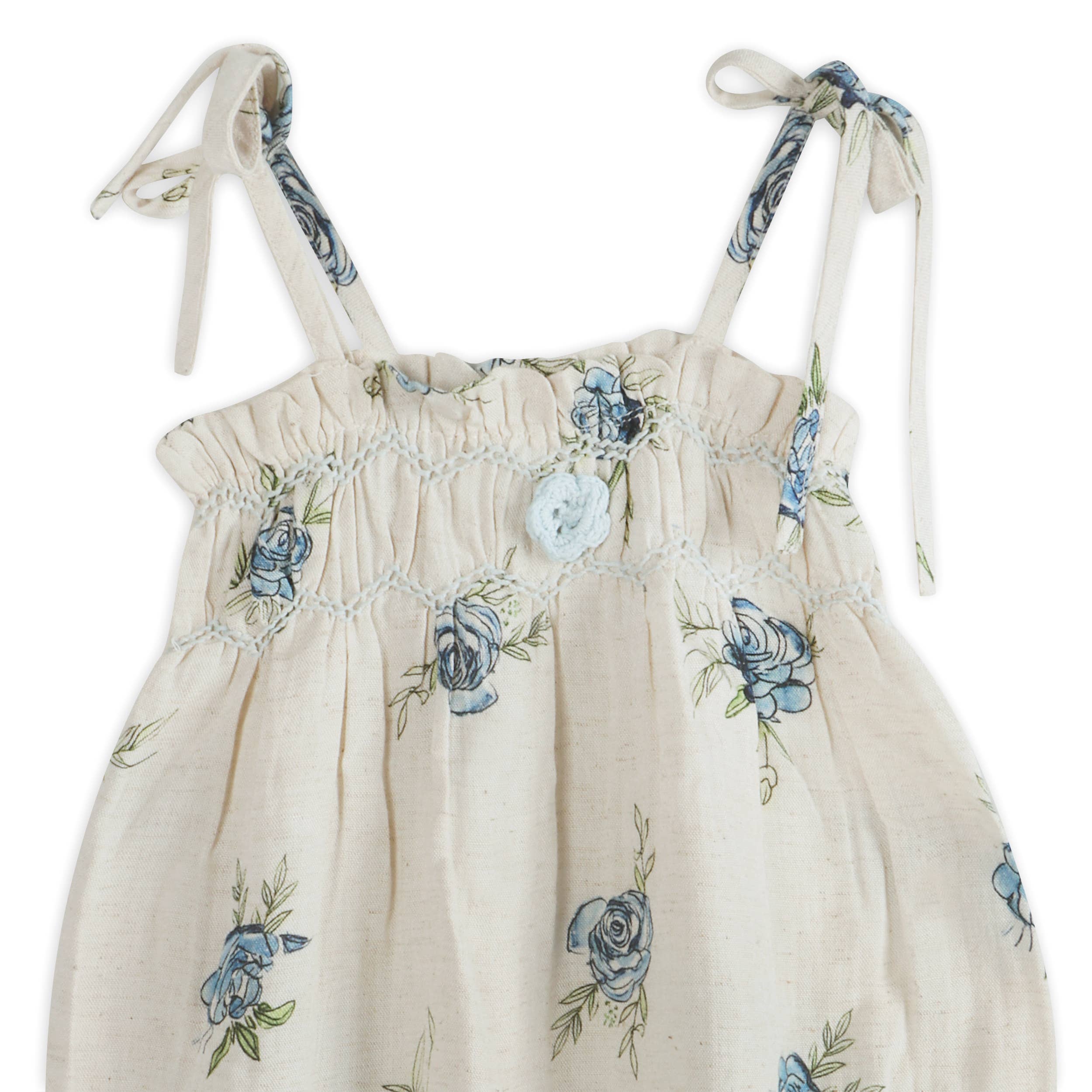 Anais Floral Baby Romper + Headband