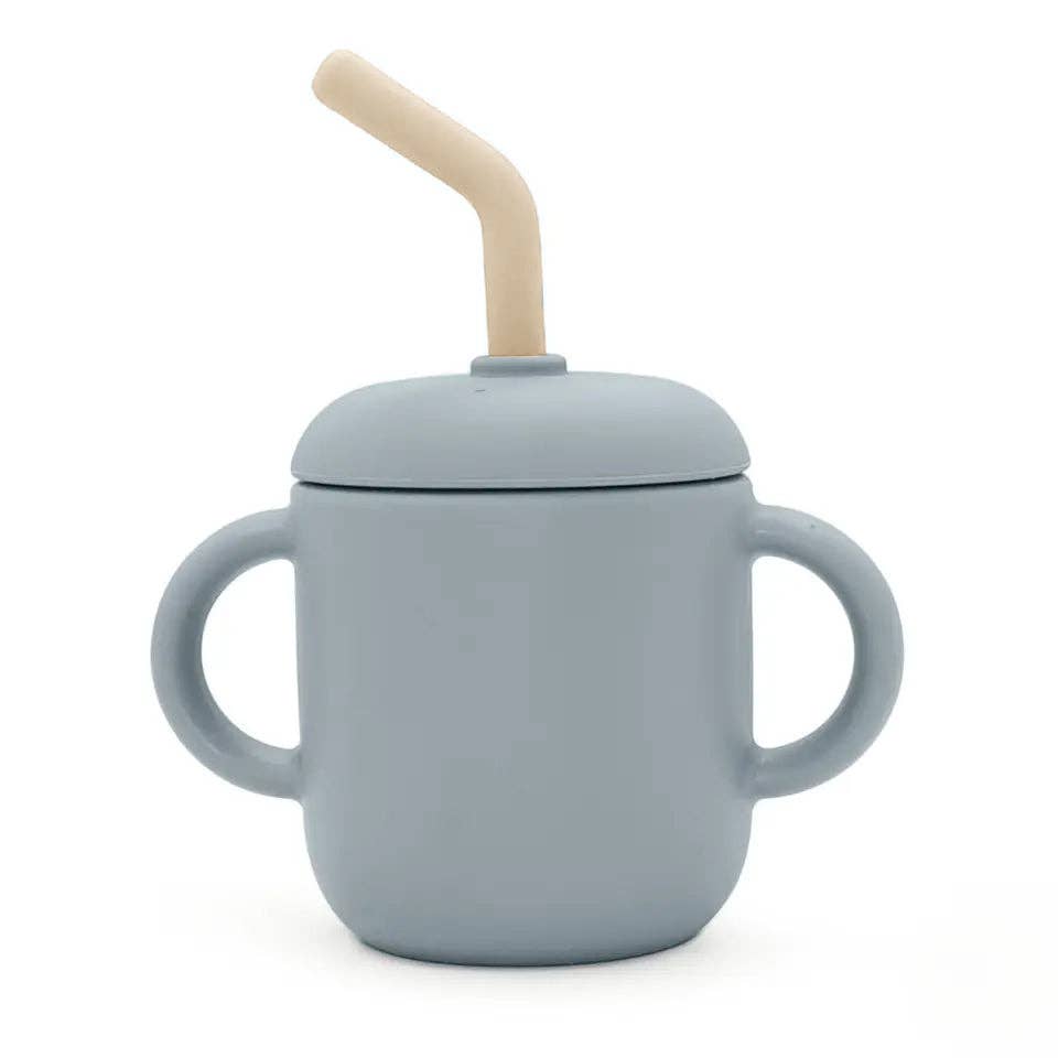 Leo Sippy Cup in Oat Slate - 6 oz