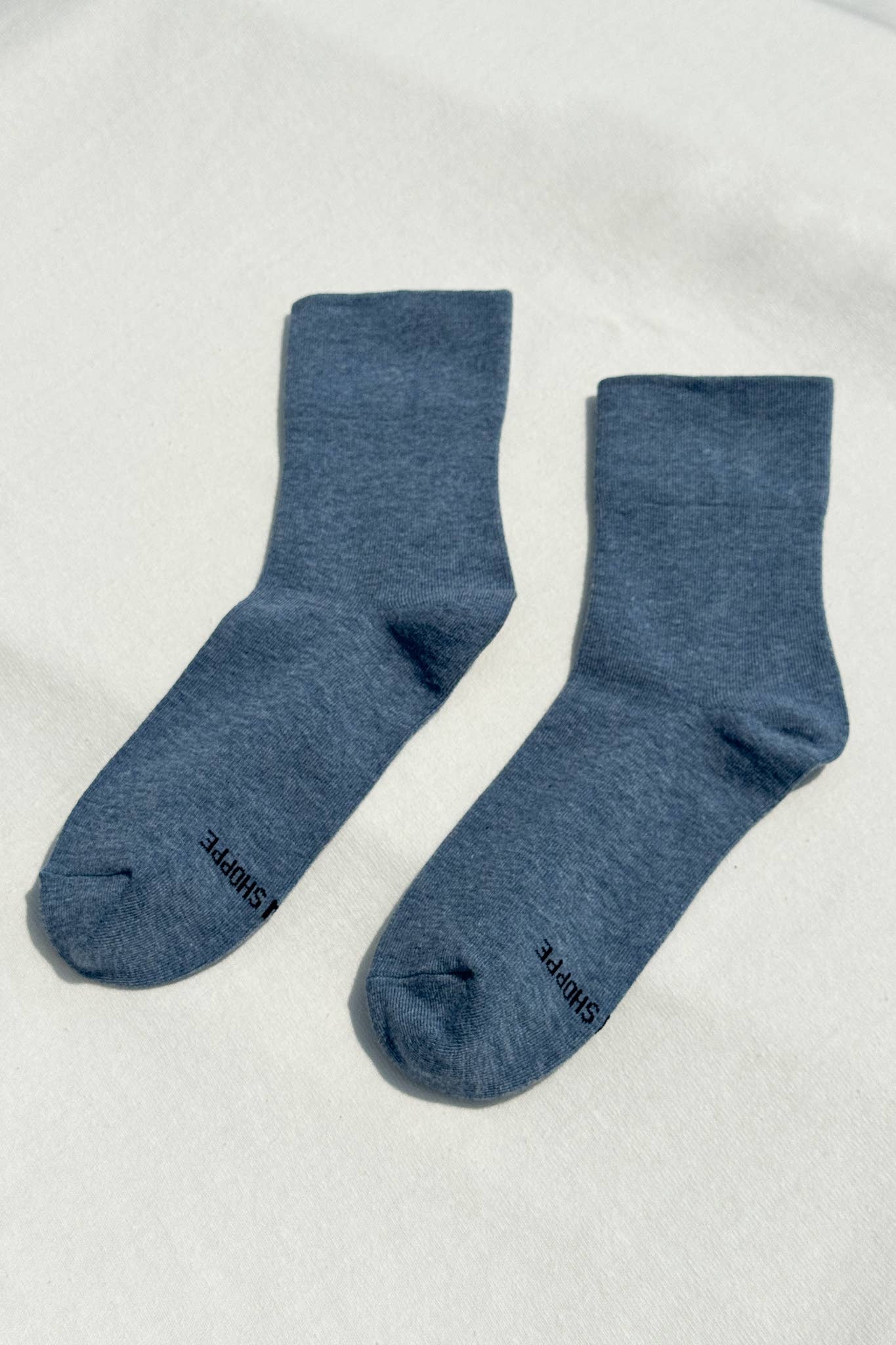 Sneaker Socks: Ht. Grey