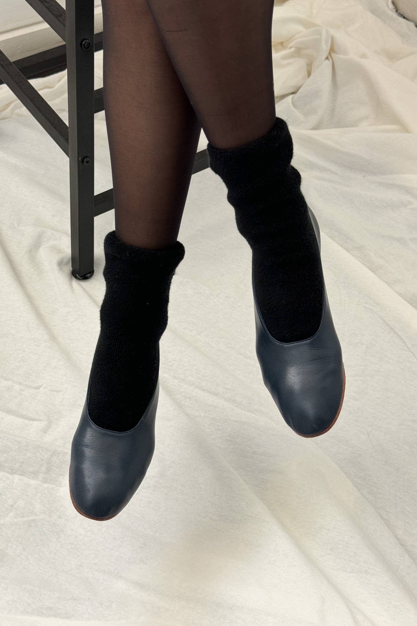 Cloud Socks in Heather Grey