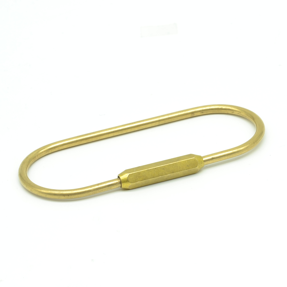 O-Shape Keyring in Steel – Large