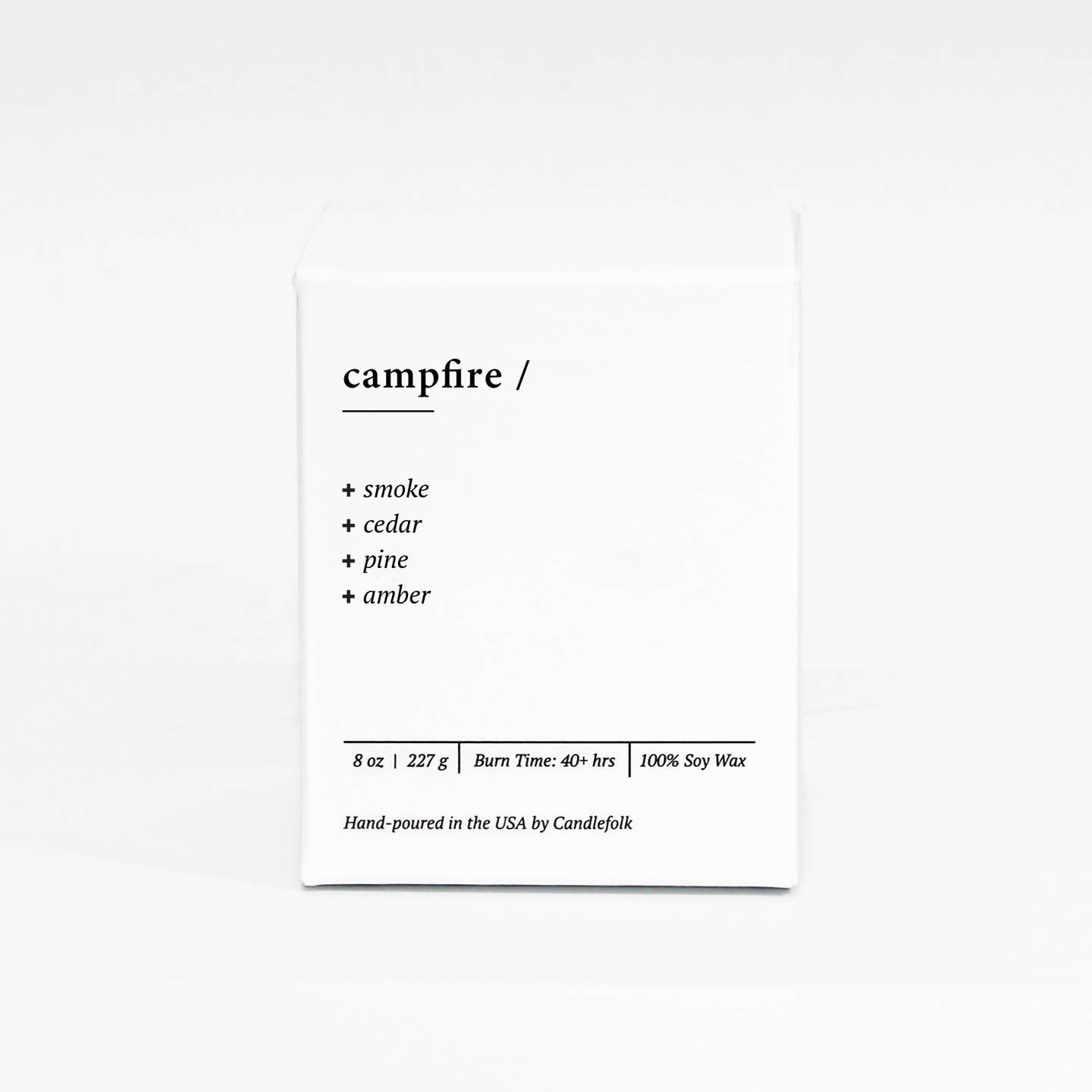 Campfire Scented 8 oz Soy Candle