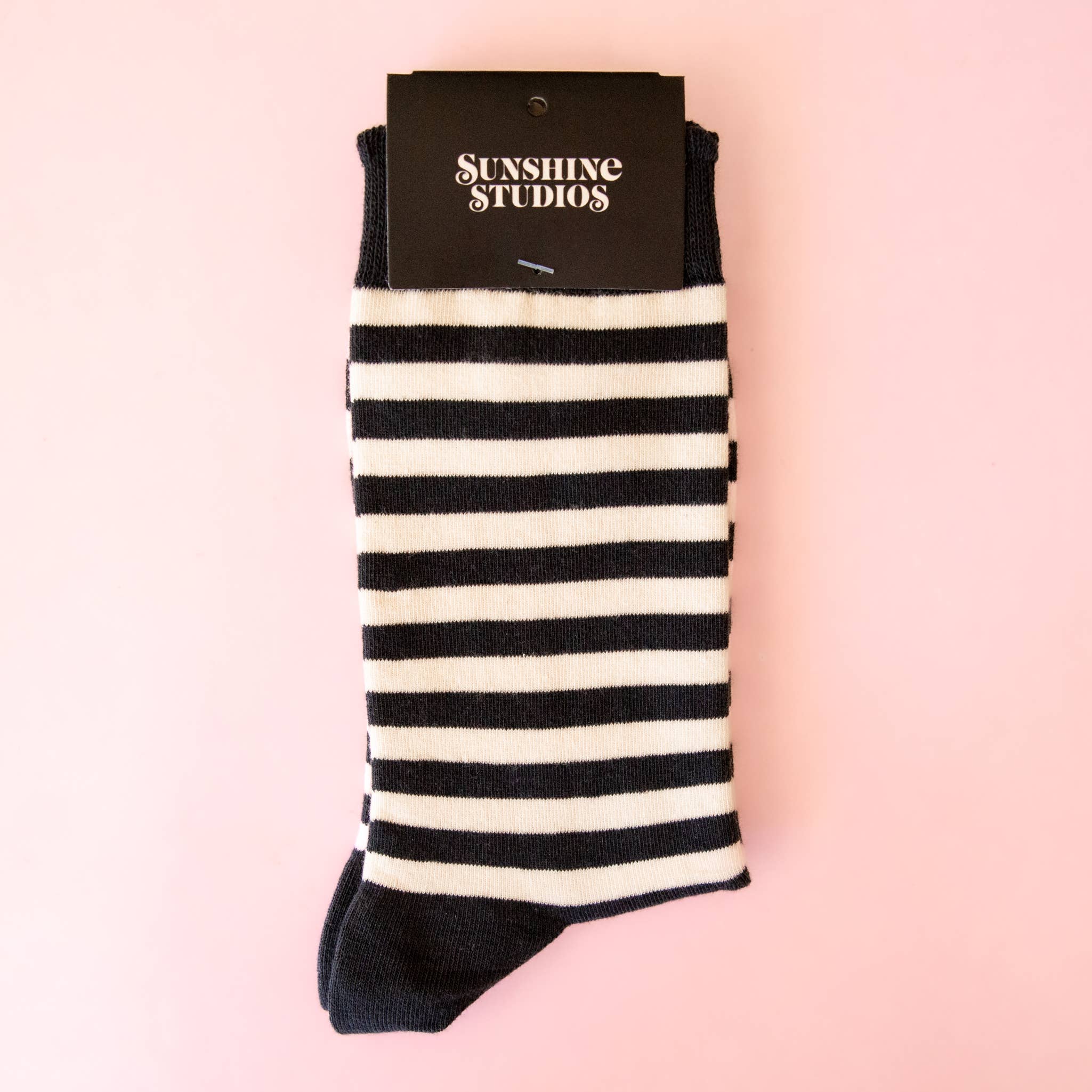 Halloween Striped Crew Socks