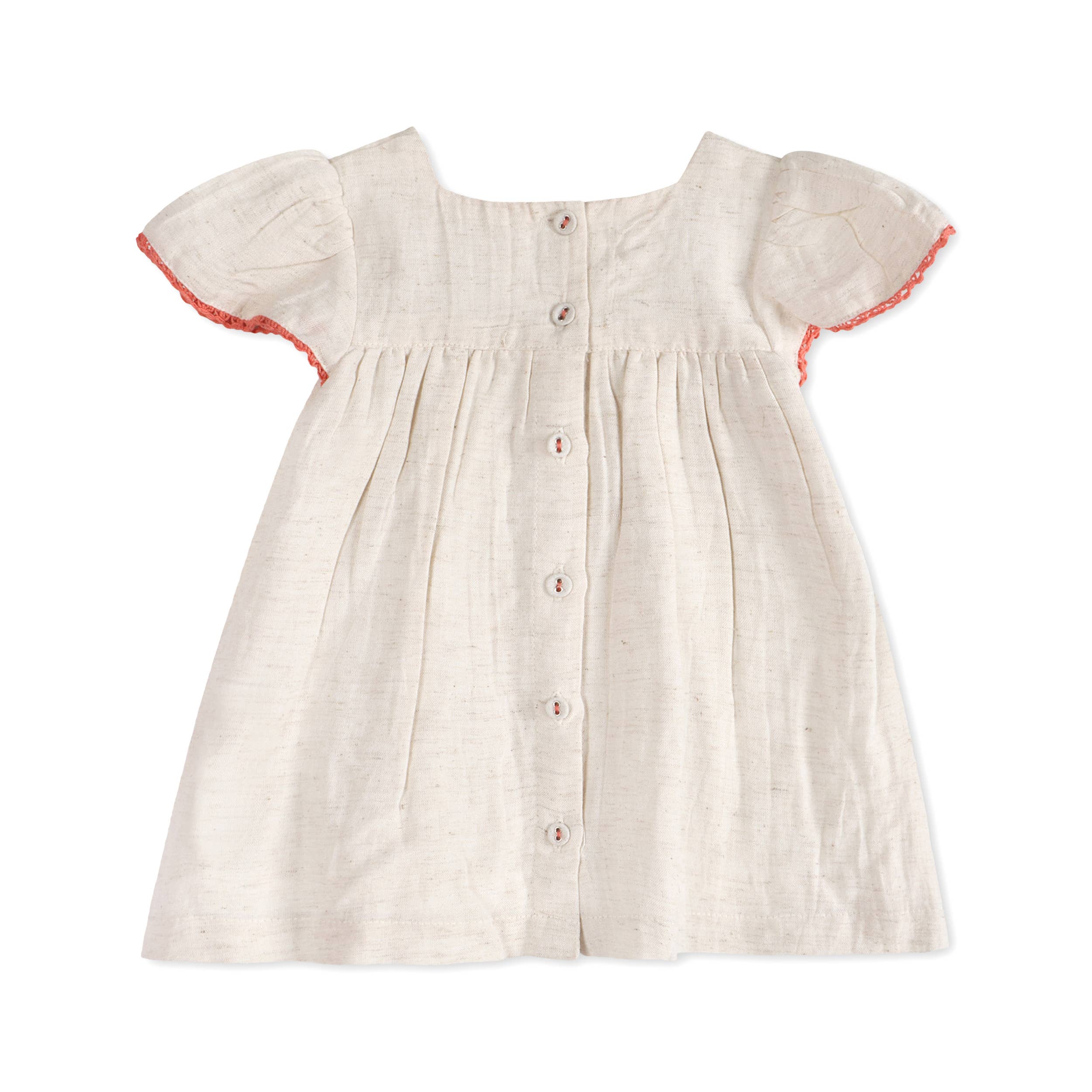 Gabi Embroidered Baby Dress + Bloomer