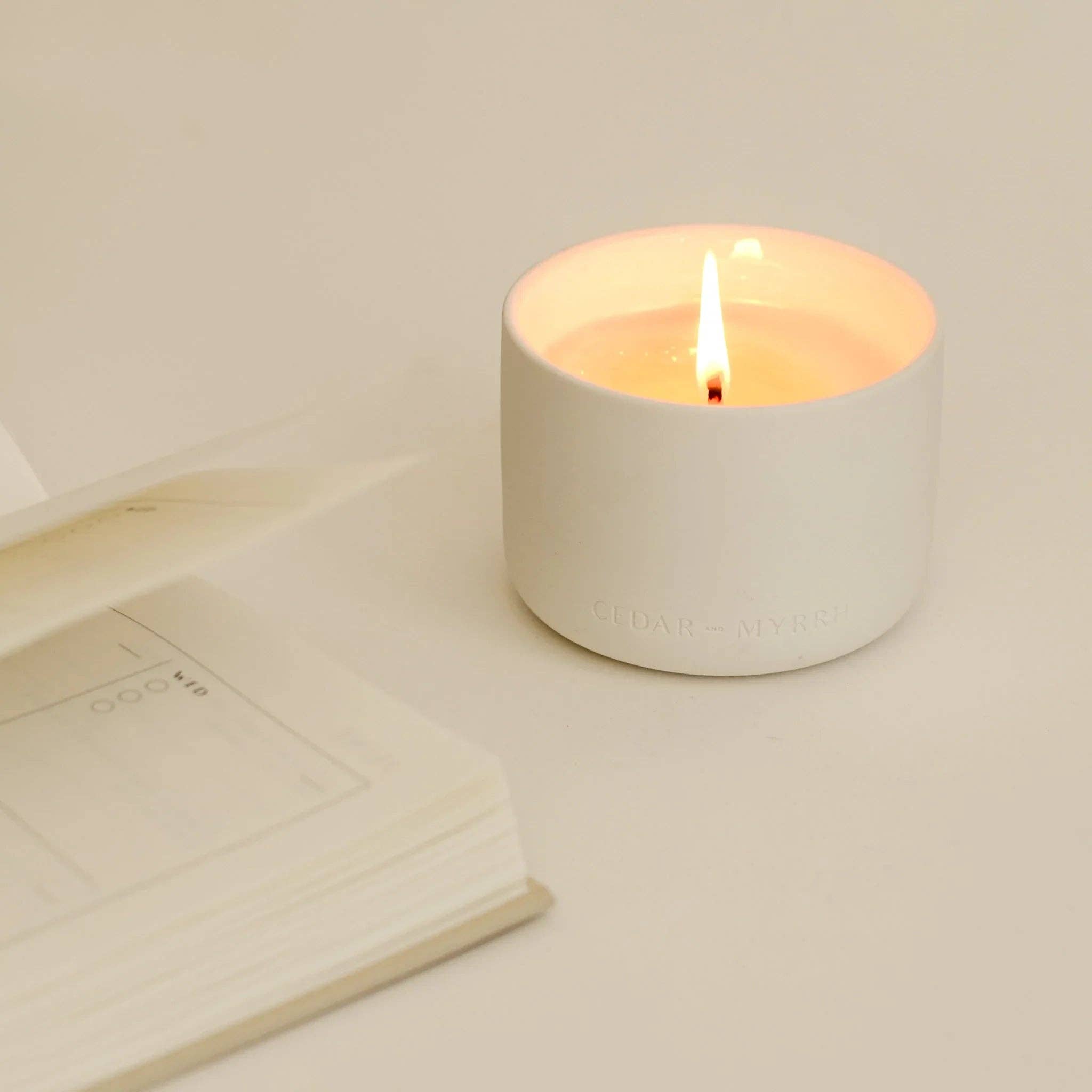 Spiritual Wellness Candle in Ceramic Jar