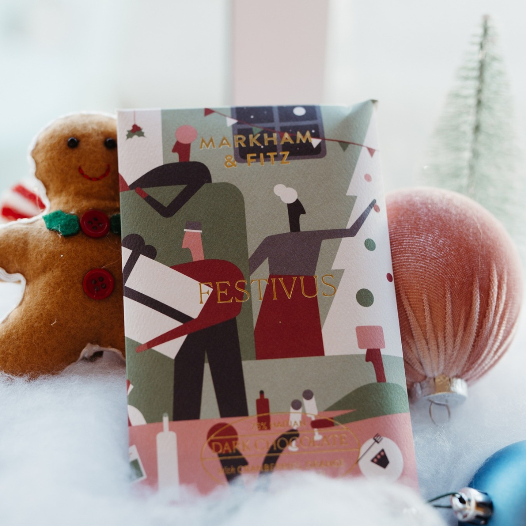 Festivus - Cranberry Citrus 75% Dark Chocolate