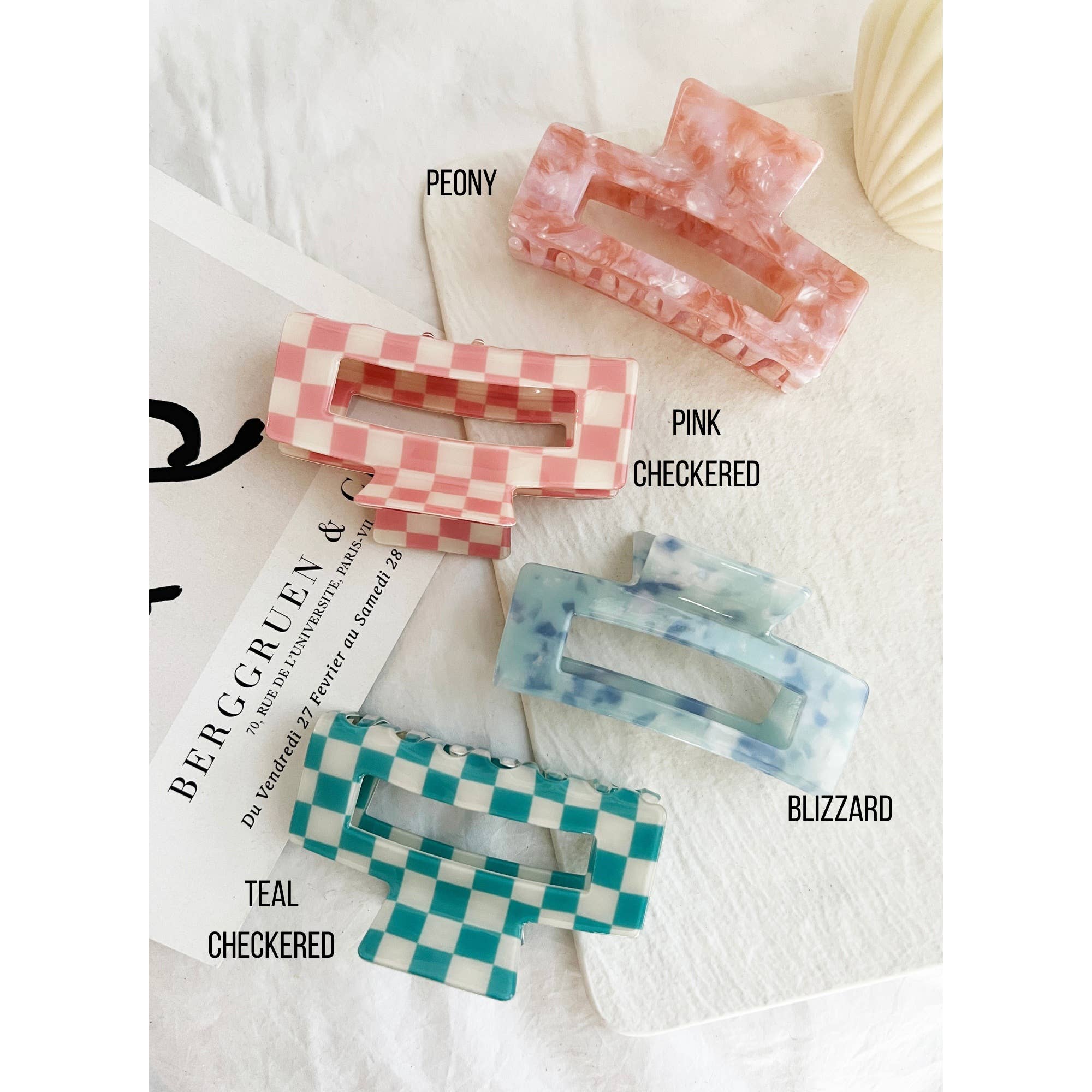 Jumbo Coconut Hair Claw Clip - 4 Inch