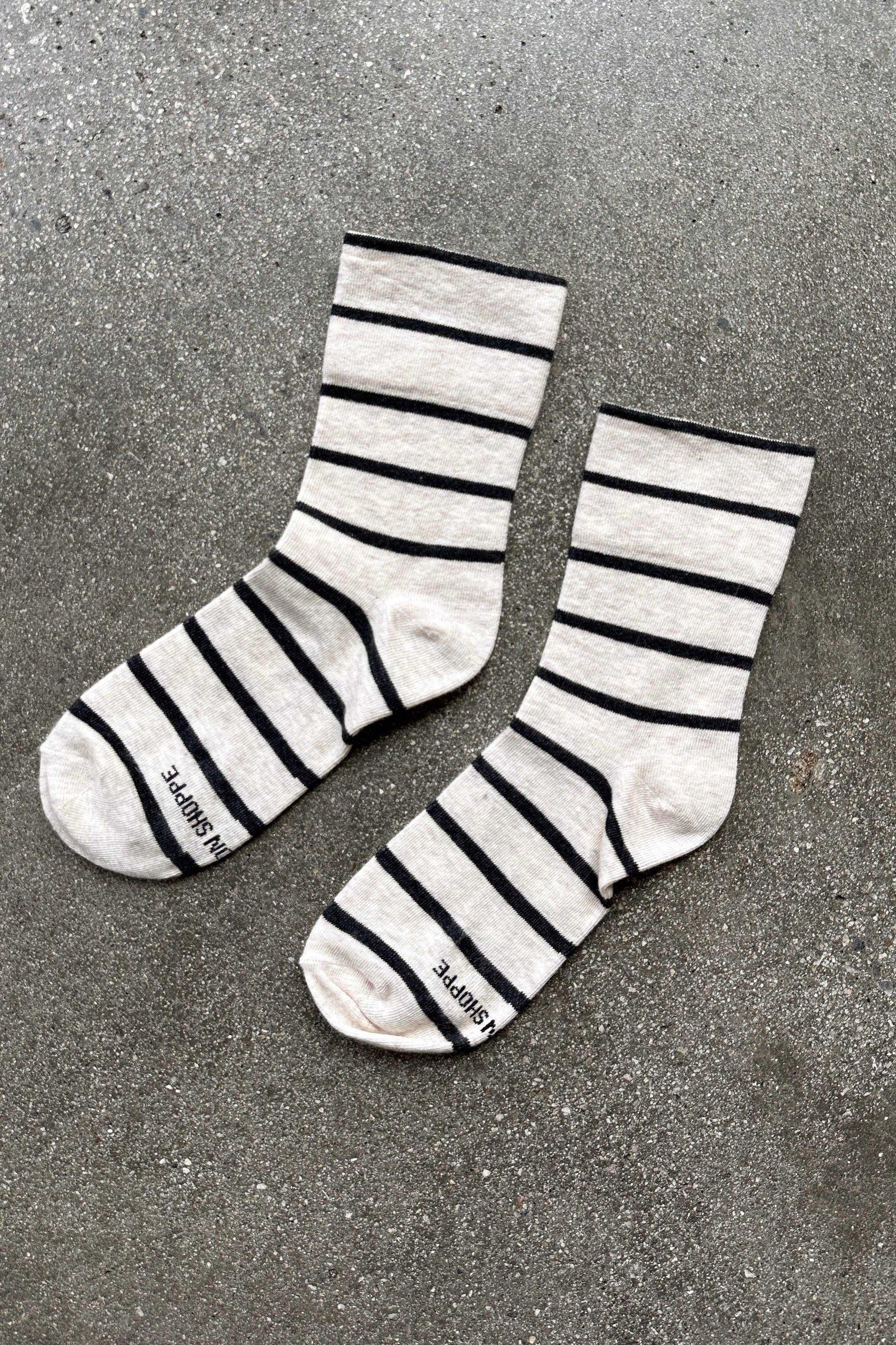 Wally Striped Crew Socks