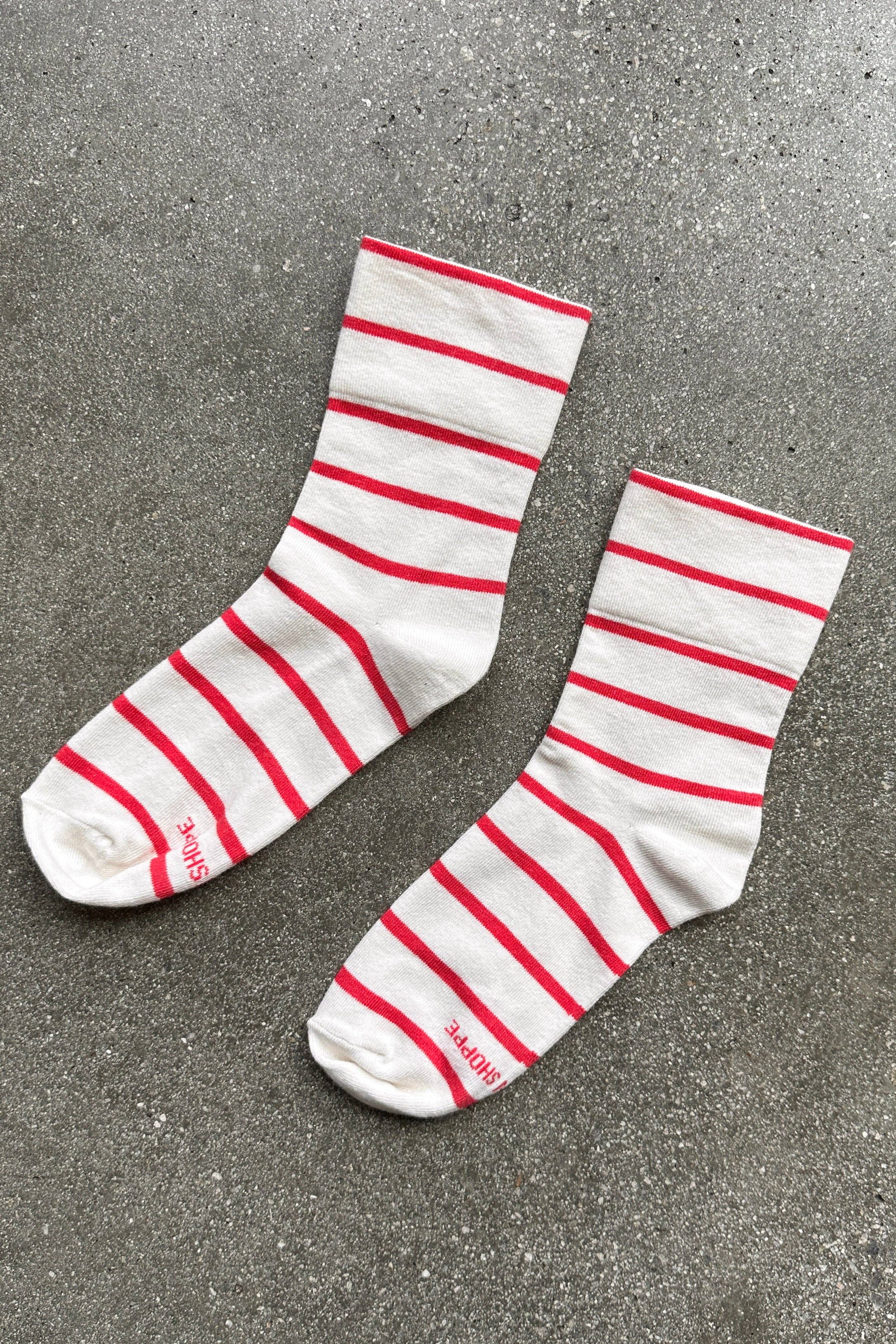 Wally Striped Crew Socks