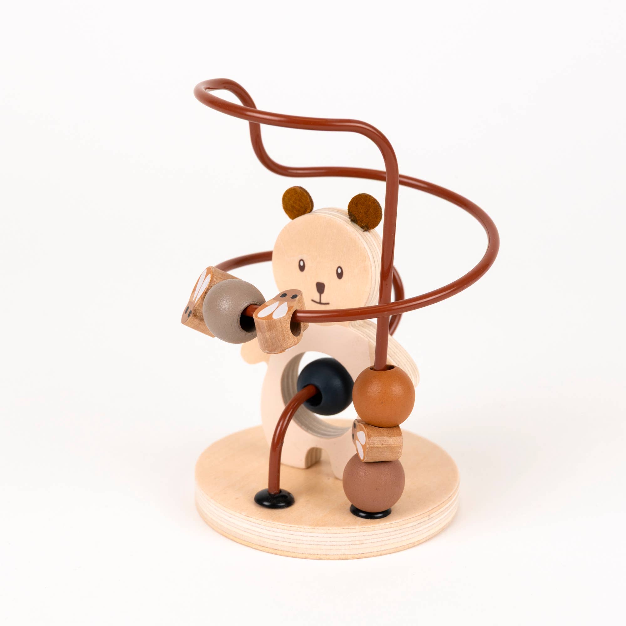 Wooden Marcel Bear Bead Maze