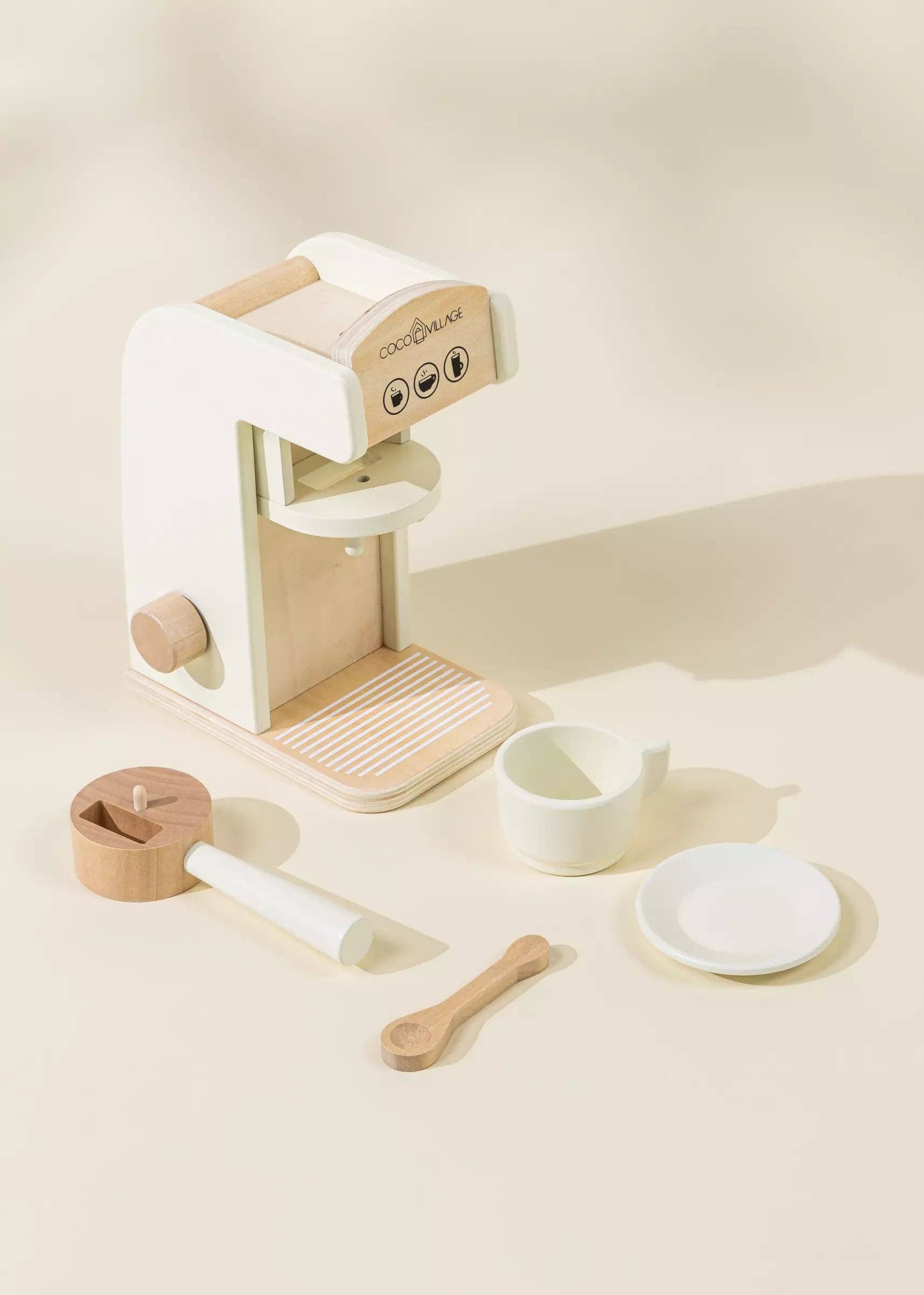 Wooden Coffee Maker Play Set