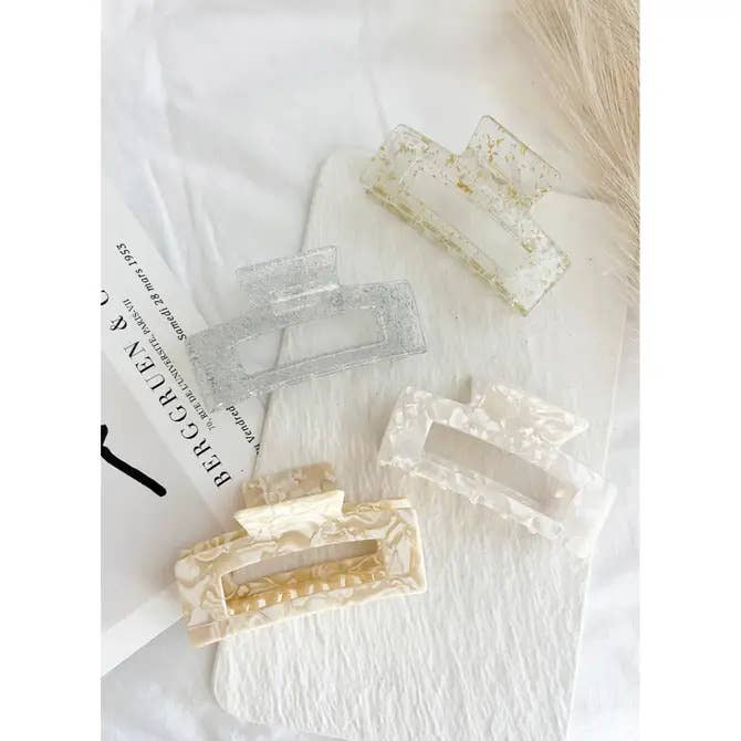 Jumbo Coconut Hair Claw Clip - 4 Inch