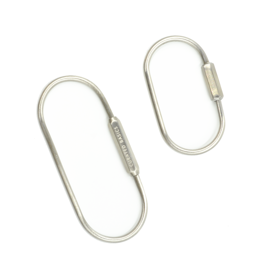 O-Shape Brass Keyring – Large