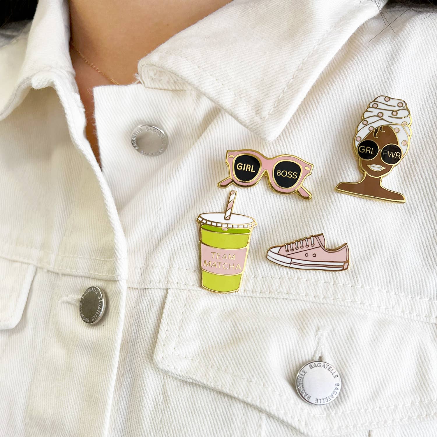 Pink Sneaker Enamel Pin