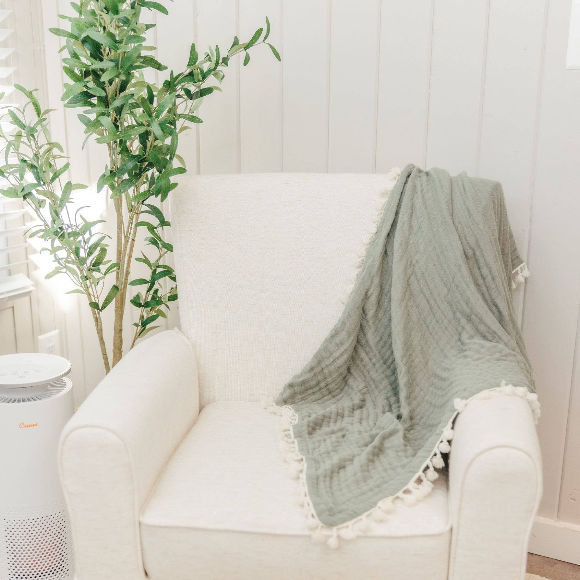6-Layer Muslin Blanket in Fern