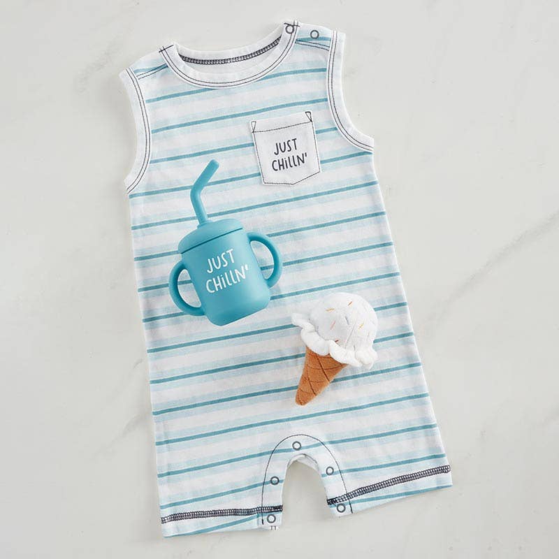 Plush Rattle - Ice Cream Cone