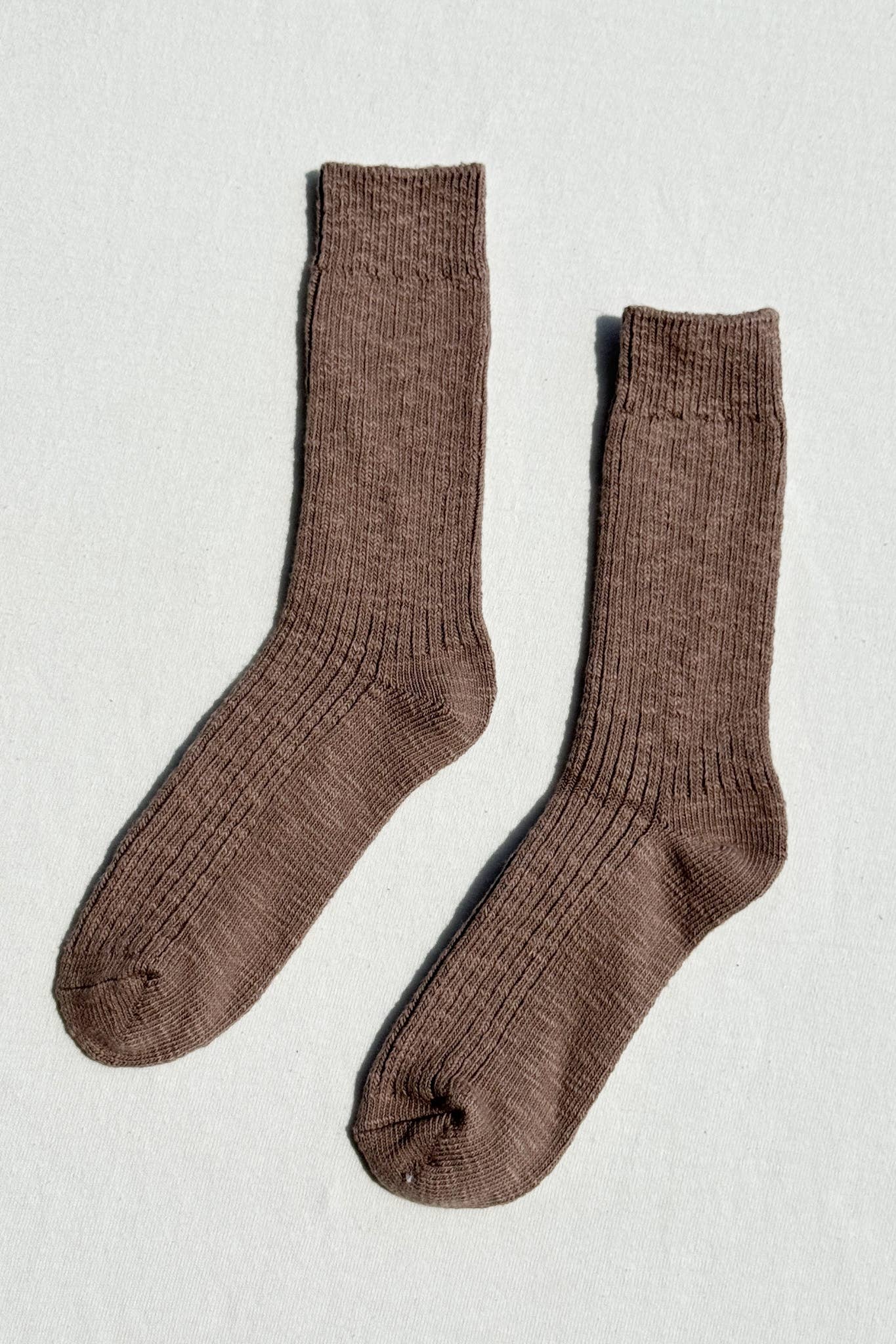 Cottage Socks: White Linen