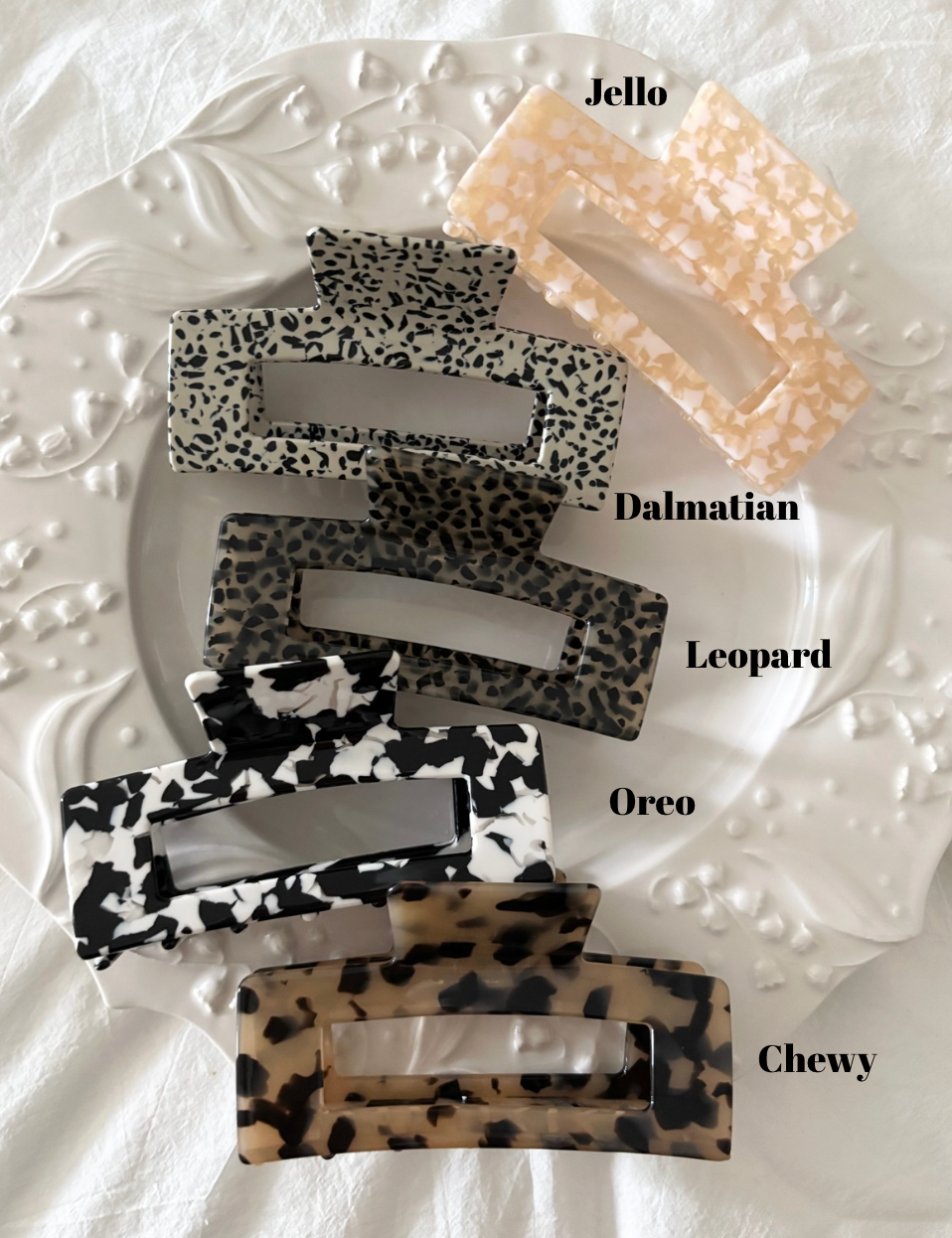 Acetate Jumbo Hair Claw - Betty