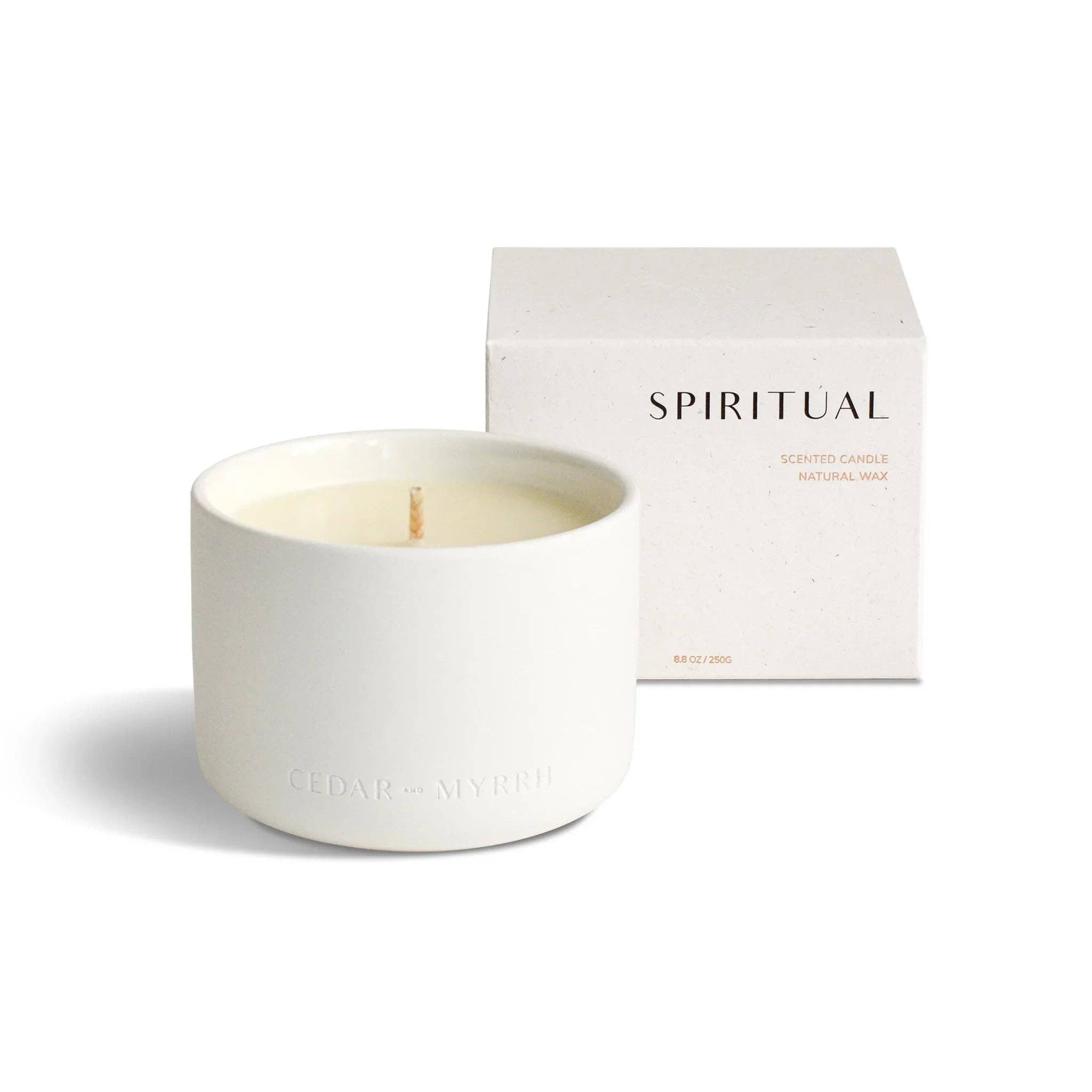 Spiritual Wellness Candle in Ceramic Jar