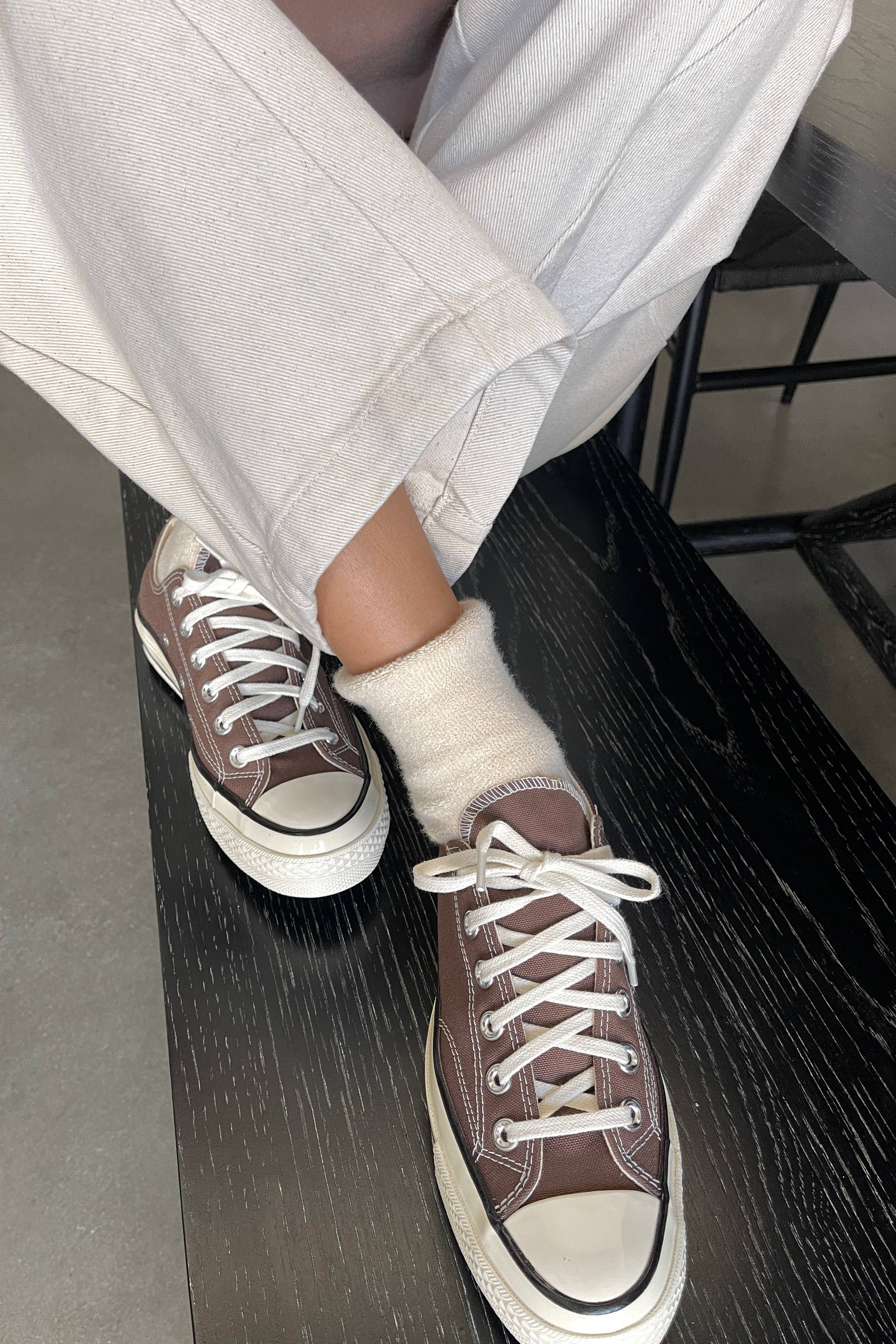 Cloud Socks in Heather Grey