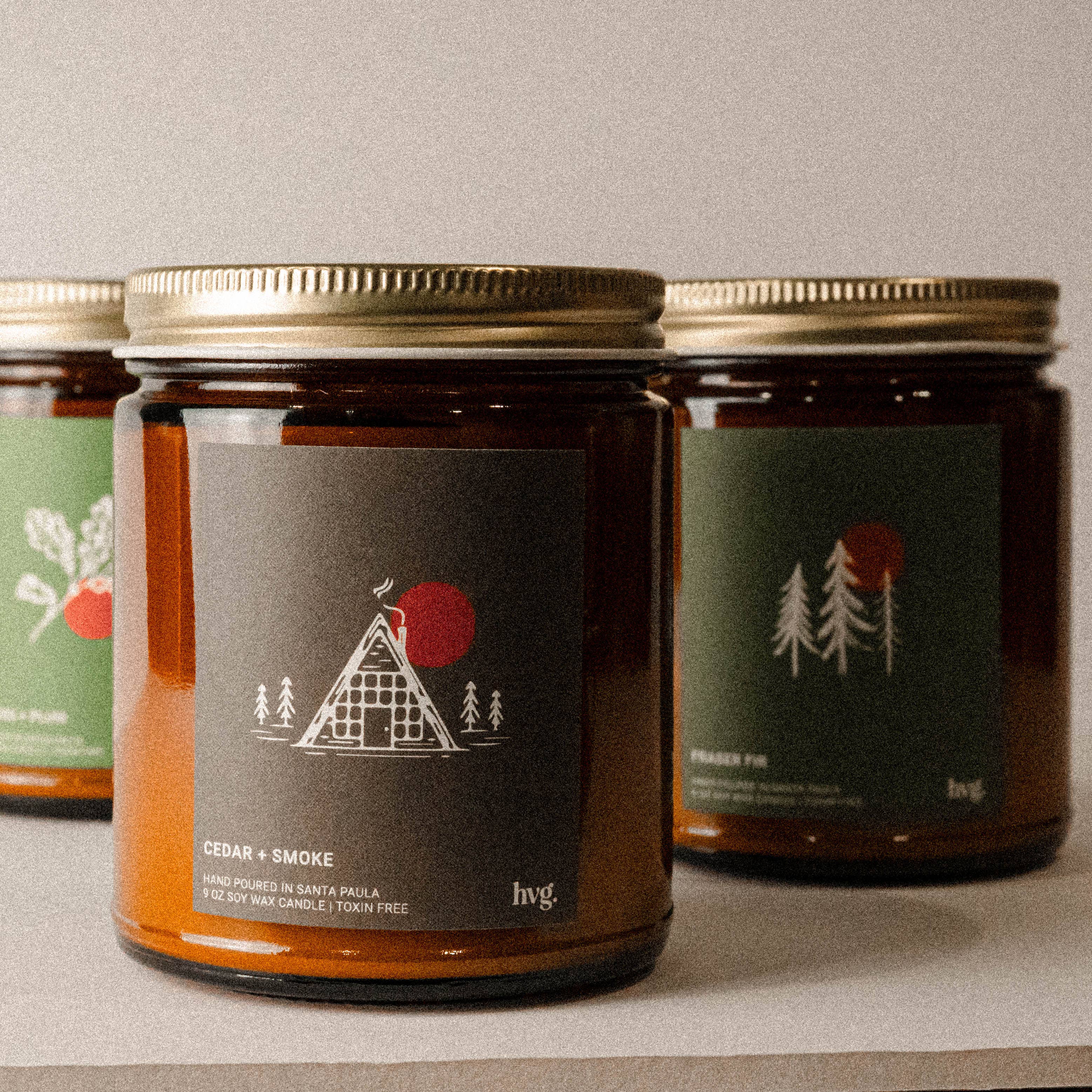 Cedar & Smoke Soy Wax Candle - 9 oz.