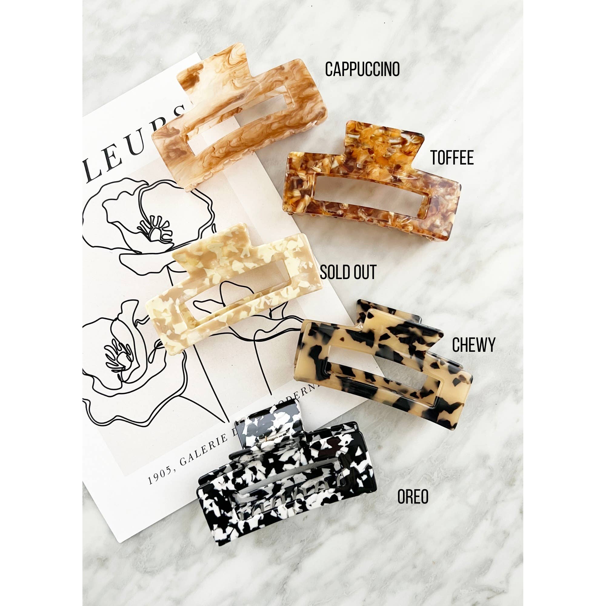 Jumbo 4-Inch Acetate Hair Claw in Tortoise Shell
