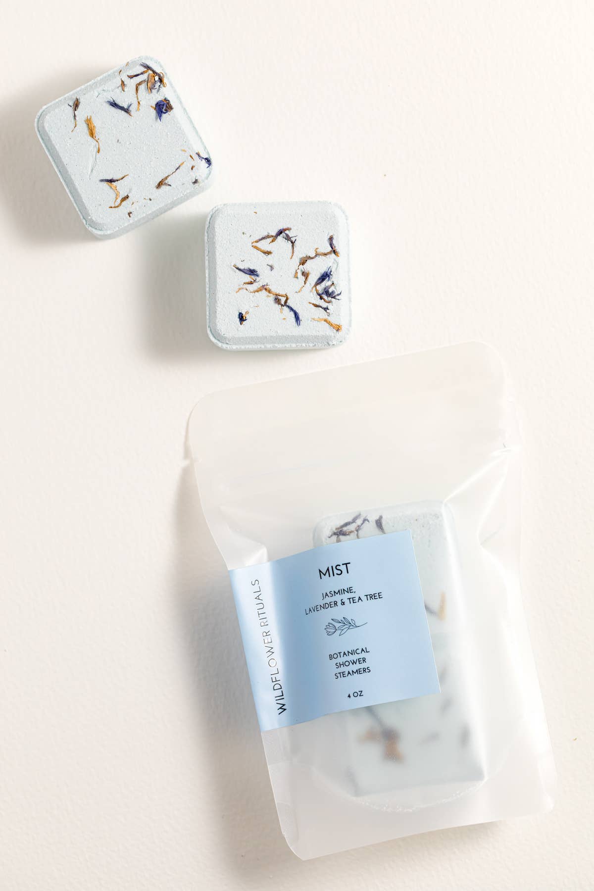 Mist Botanical Shower Steamers – Jasmine, Lavender & Tea Tree