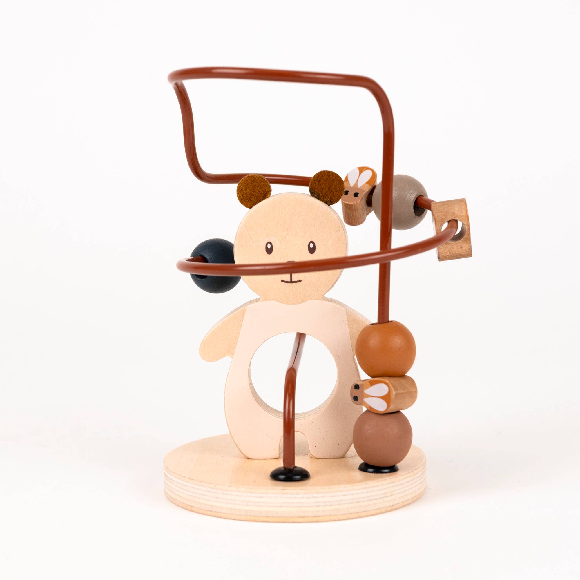 Wooden Marcel Bear Bead Maze