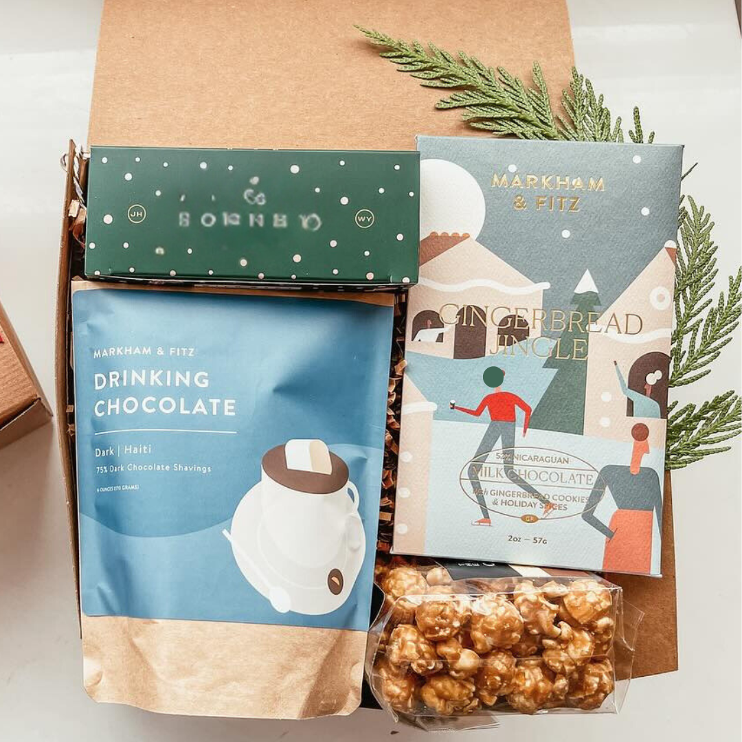 Gingerbread Jingle Dark Milk Chocolate Bar