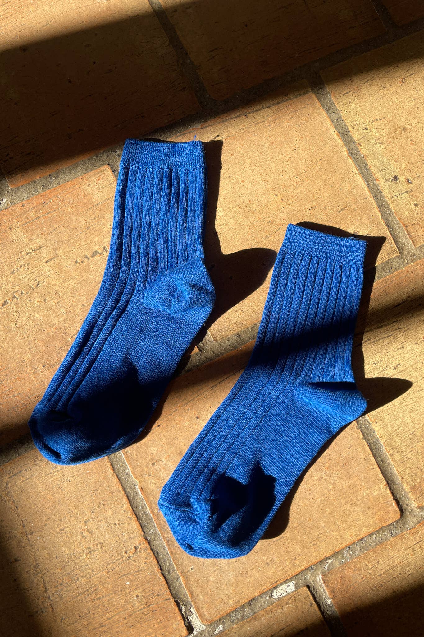Desert Rose Mercerized Cotton Ribbed Socks