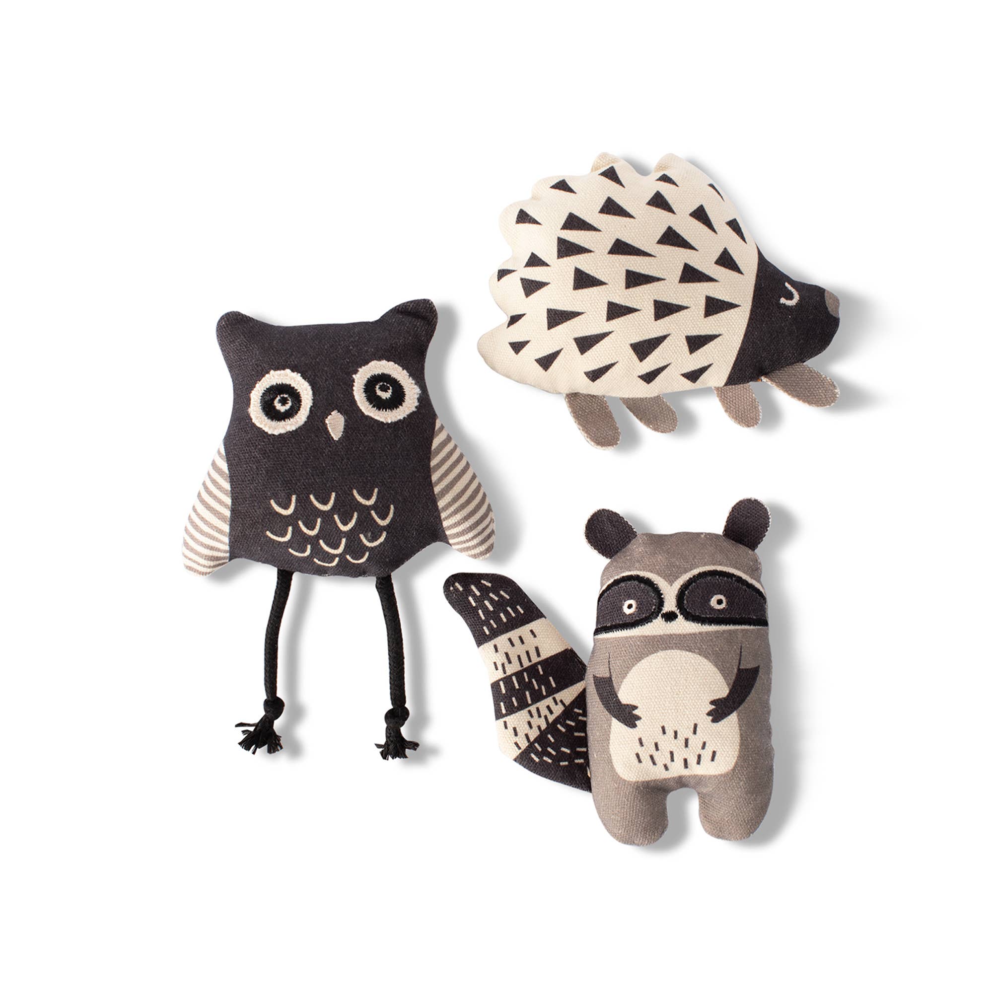 Wild Ones Canvas Dog Toy Set — 3 Pack