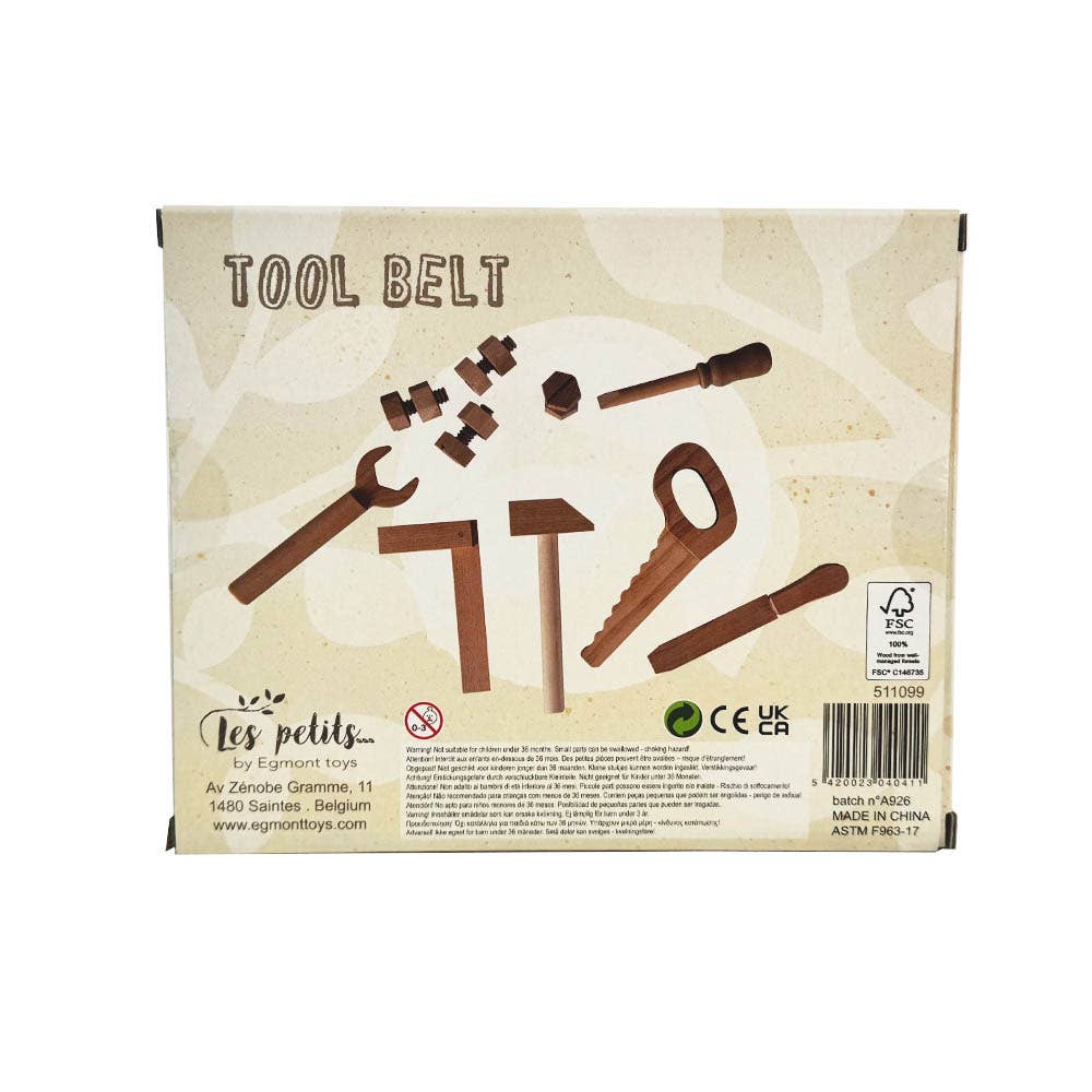Wooden Tool Belt Set by Egmont Toys