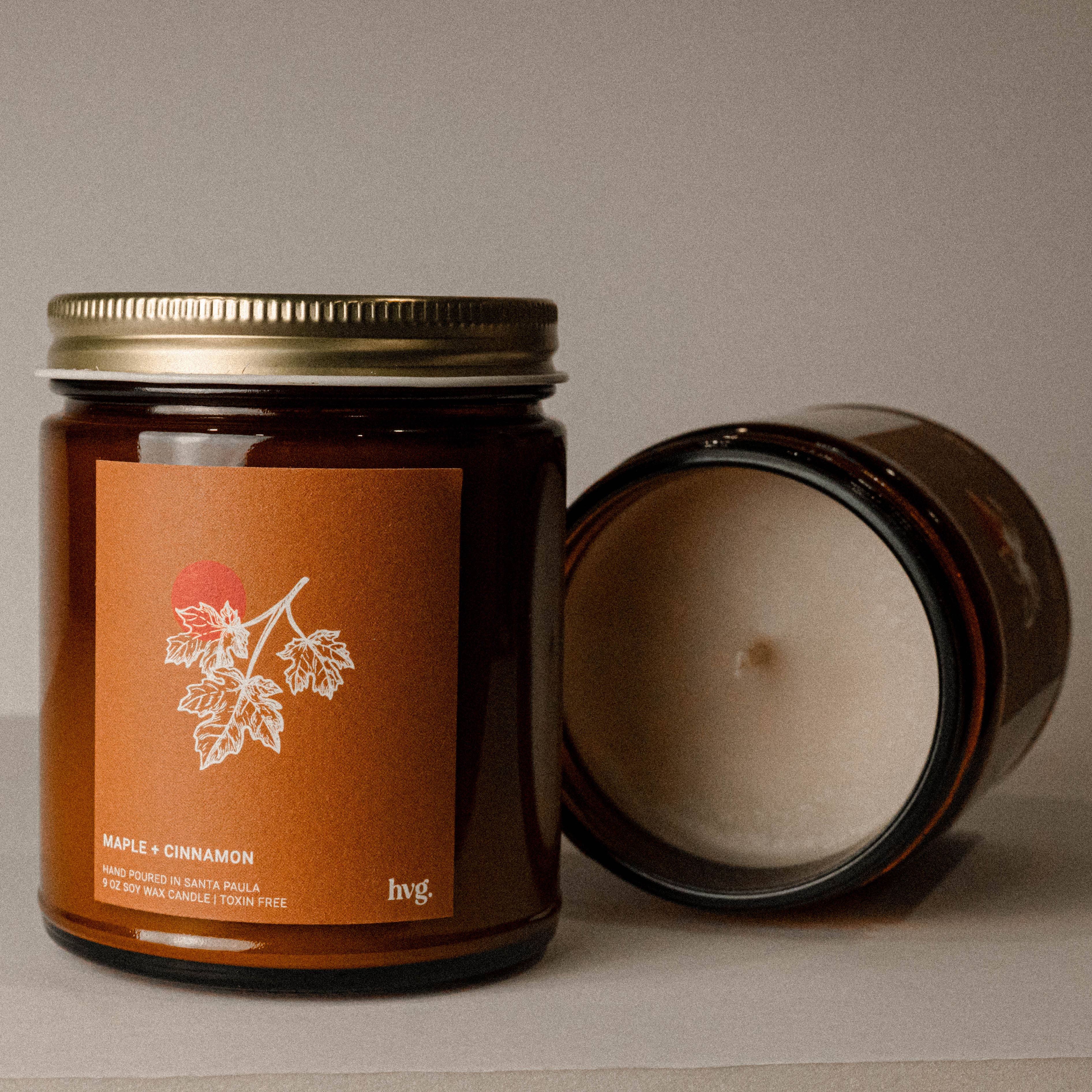 Maple & Cinnamon Soy Wax Candle - 9 oz