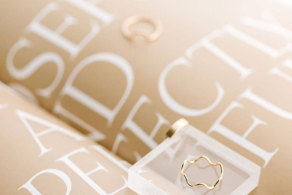 Gold Wiggle Ring in 14K Gold Filled - Size 7