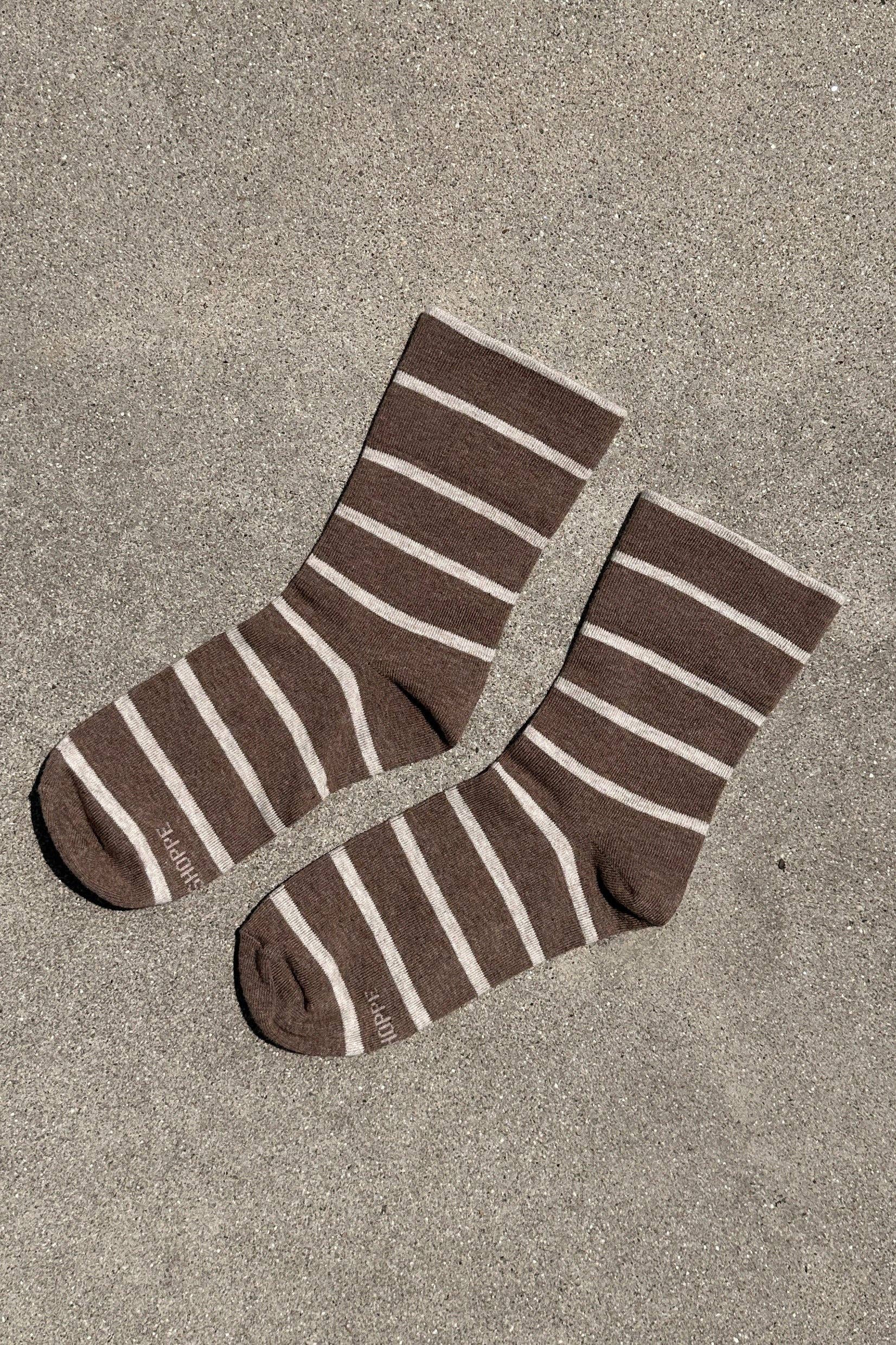 Wally Striped Crew Socks