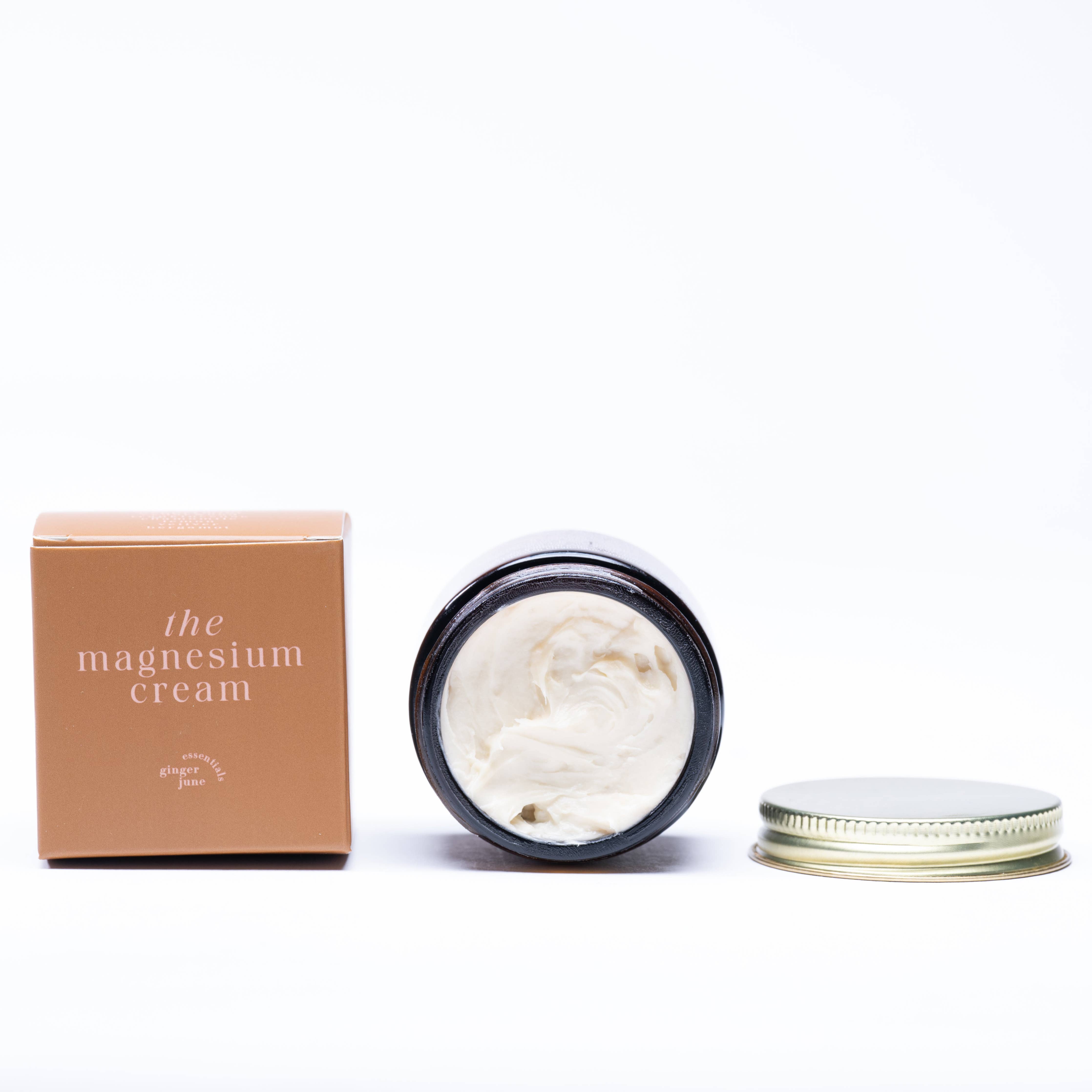 Magnesium Cream for Sleep & Wellness - 2 oz Glass Jar