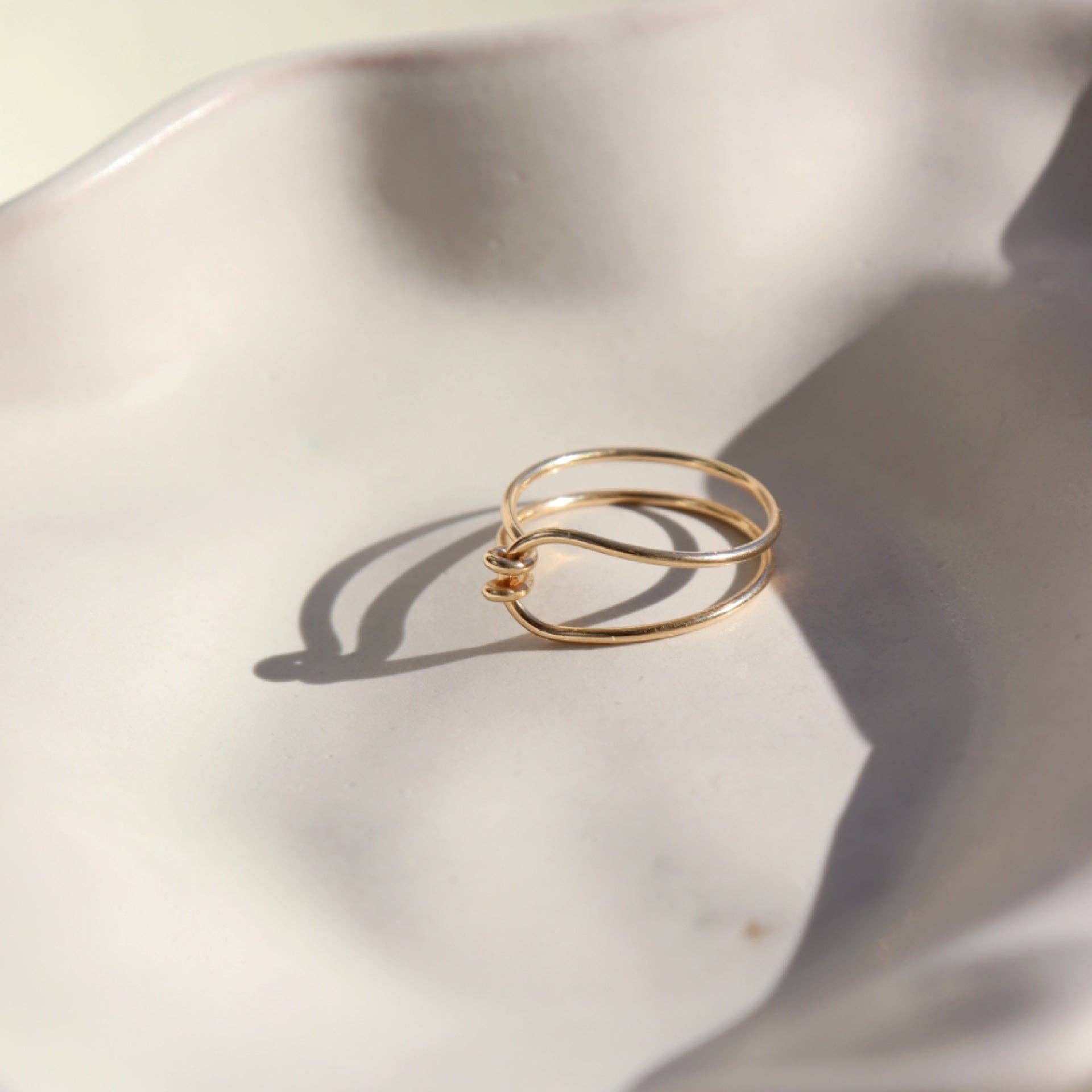 Barrel Ring in 14k Gold Fill